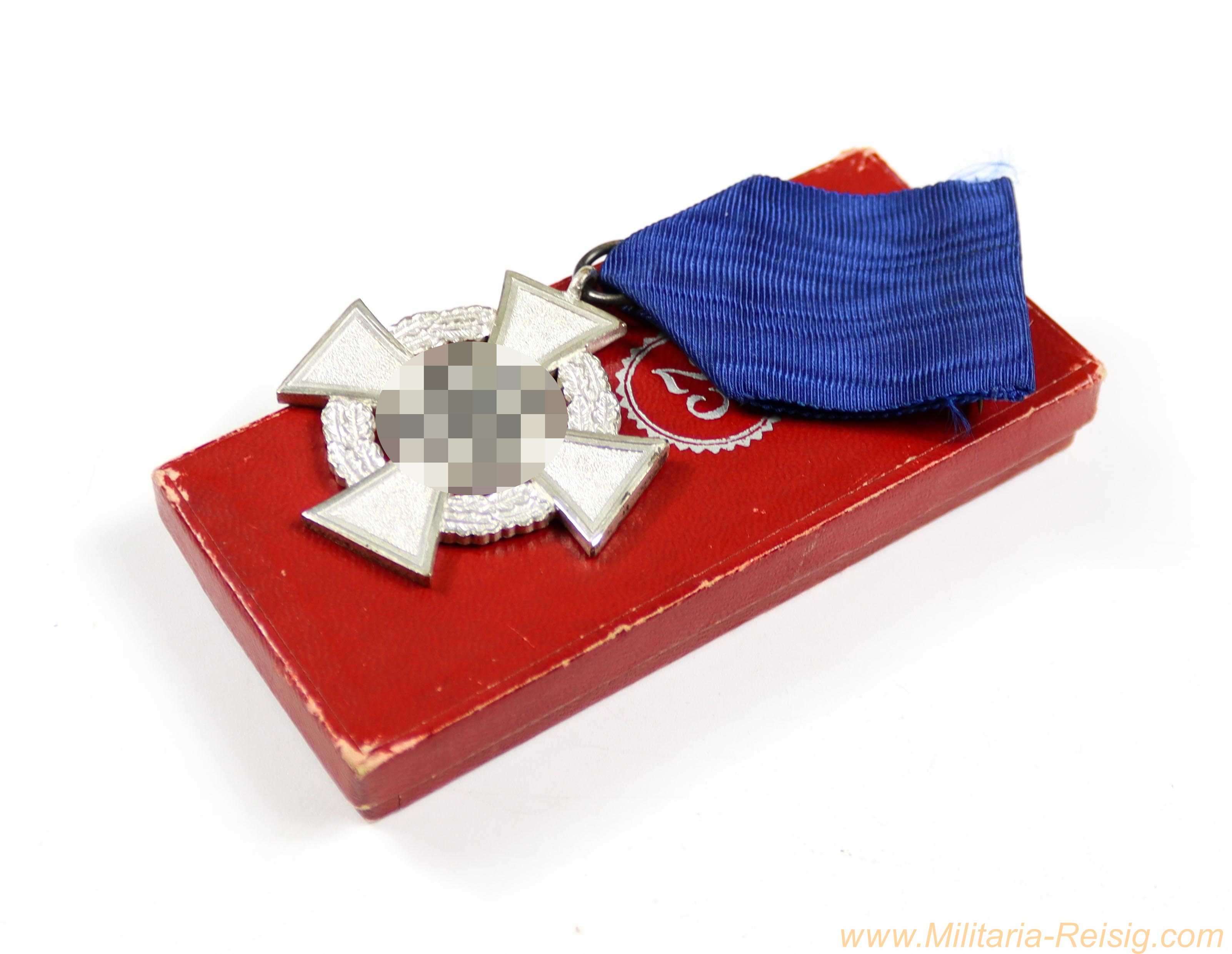 Treudienst-Ehrenzeichen für 25 Jahre im Etui - C.F. Zimmermann, Pforzheim 