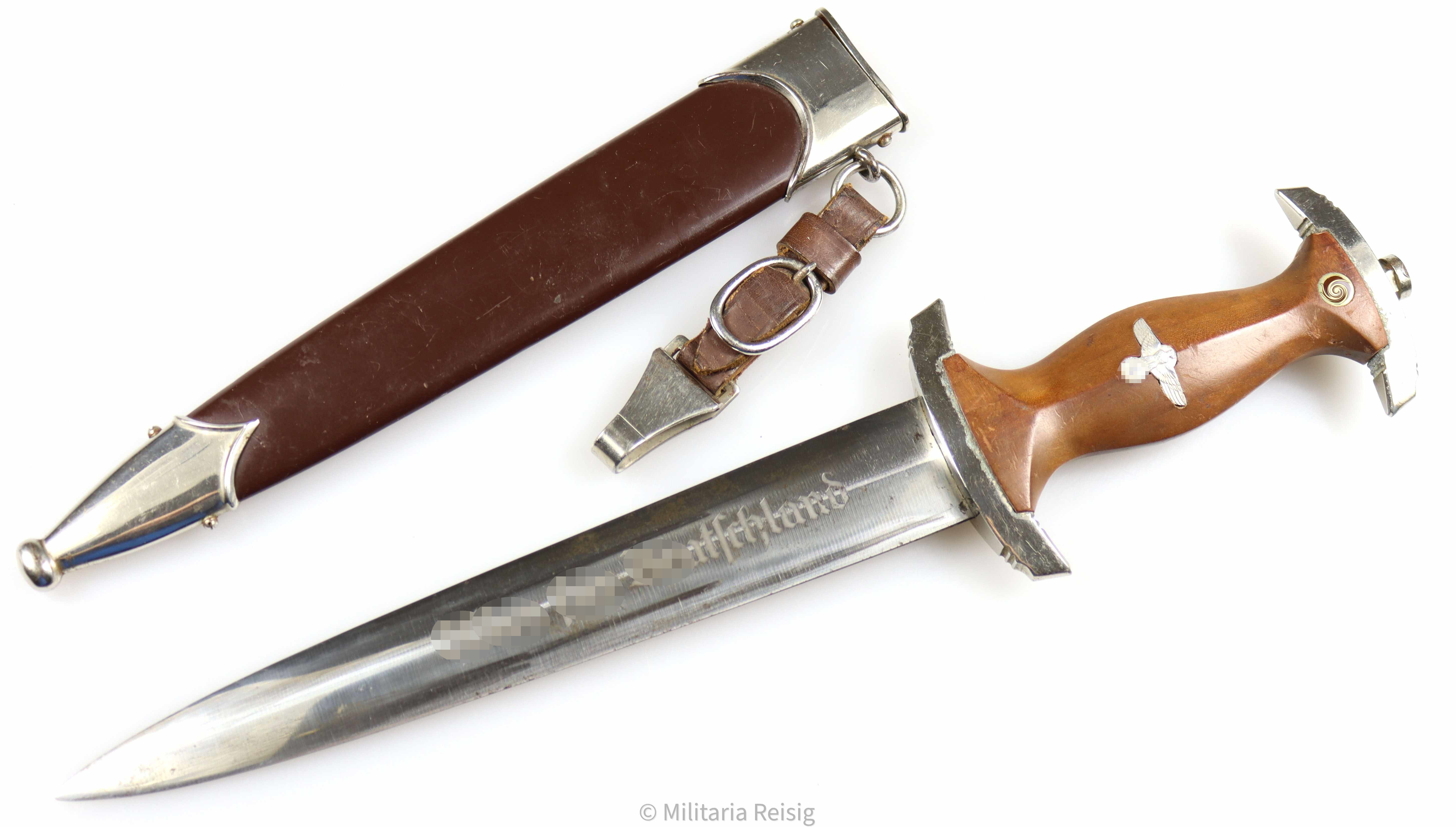 SA Dolch mit Gehänge, Hersteller RZM M7/1