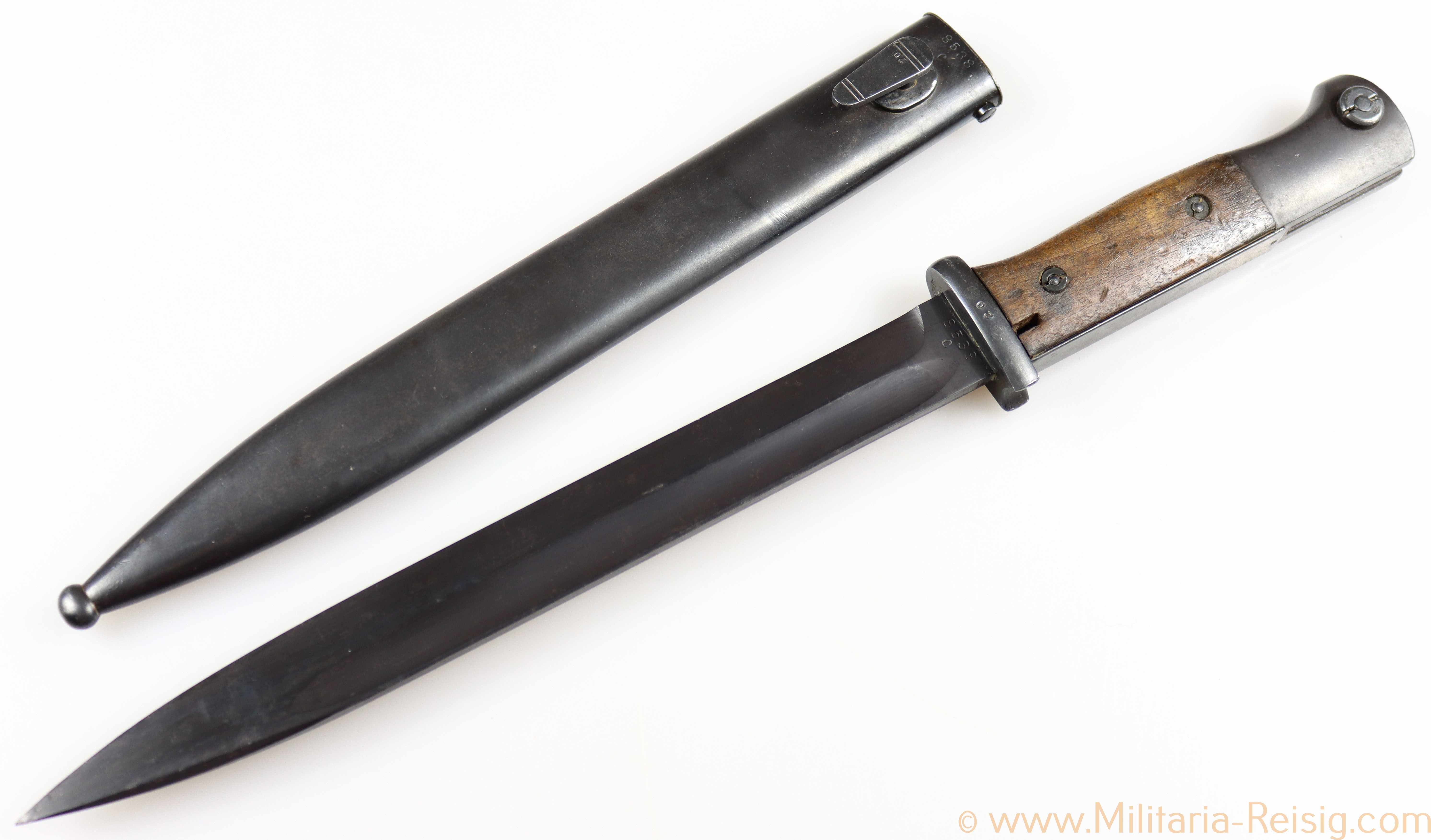 Wehrmacht K98 Bajonett, Hersteller S/174 1937, Nummerngleich!