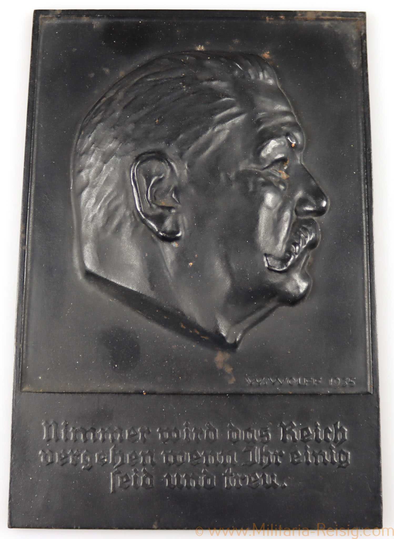 Ehrenplakette Hindenburg, Hersteller W. Wolff 33