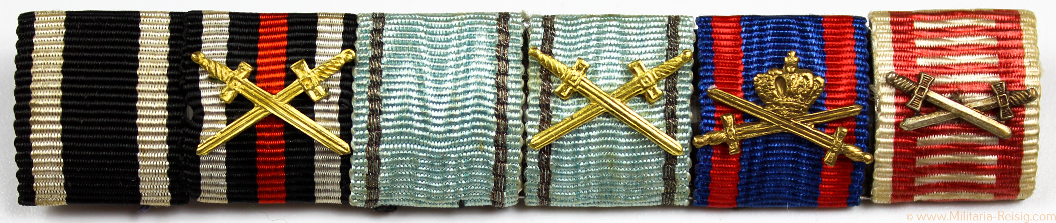 6er Bandspange 1. Weltkrieg