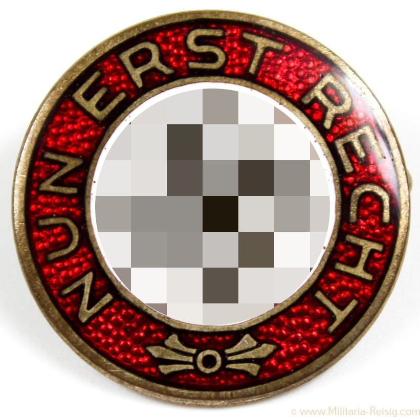 NSDAP Sympathie-Abzeichen "Nun erst Recht", 23 mm