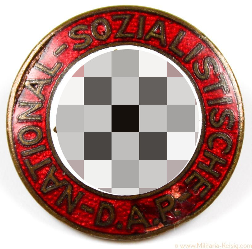 NSDAP Parteiabzeichen, Herst. RZM 18 (Gold-und Silber-Scheide-Anstalt, Oberstein a. d. N.)