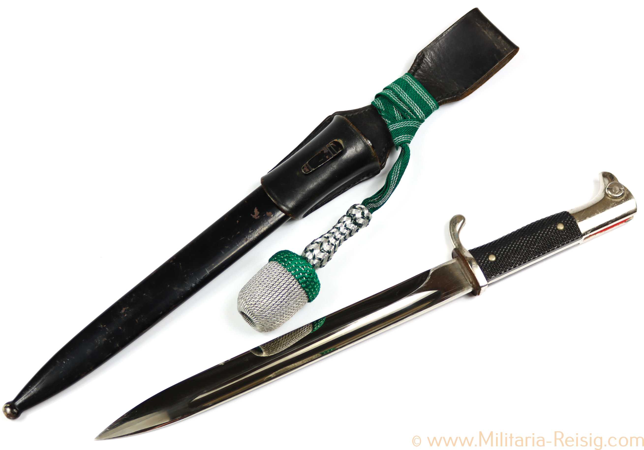 Extra Seitengewehr mit Koppelschuh und Portepee, Herst. Carl Eickhorn, Solingen