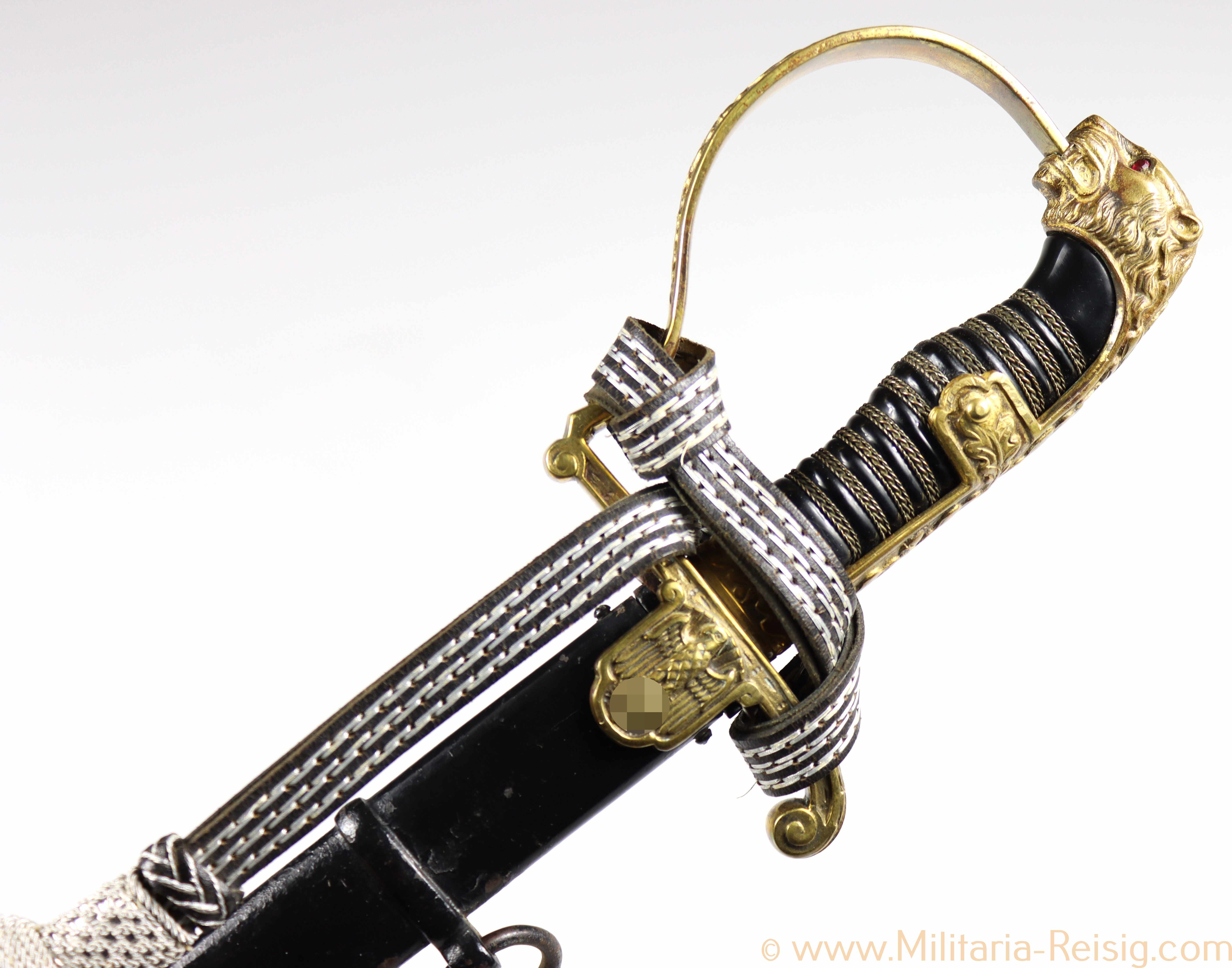 Wehrmacht Löwenkopf Säbel, Hersteller Carl Eickhorn Solingen