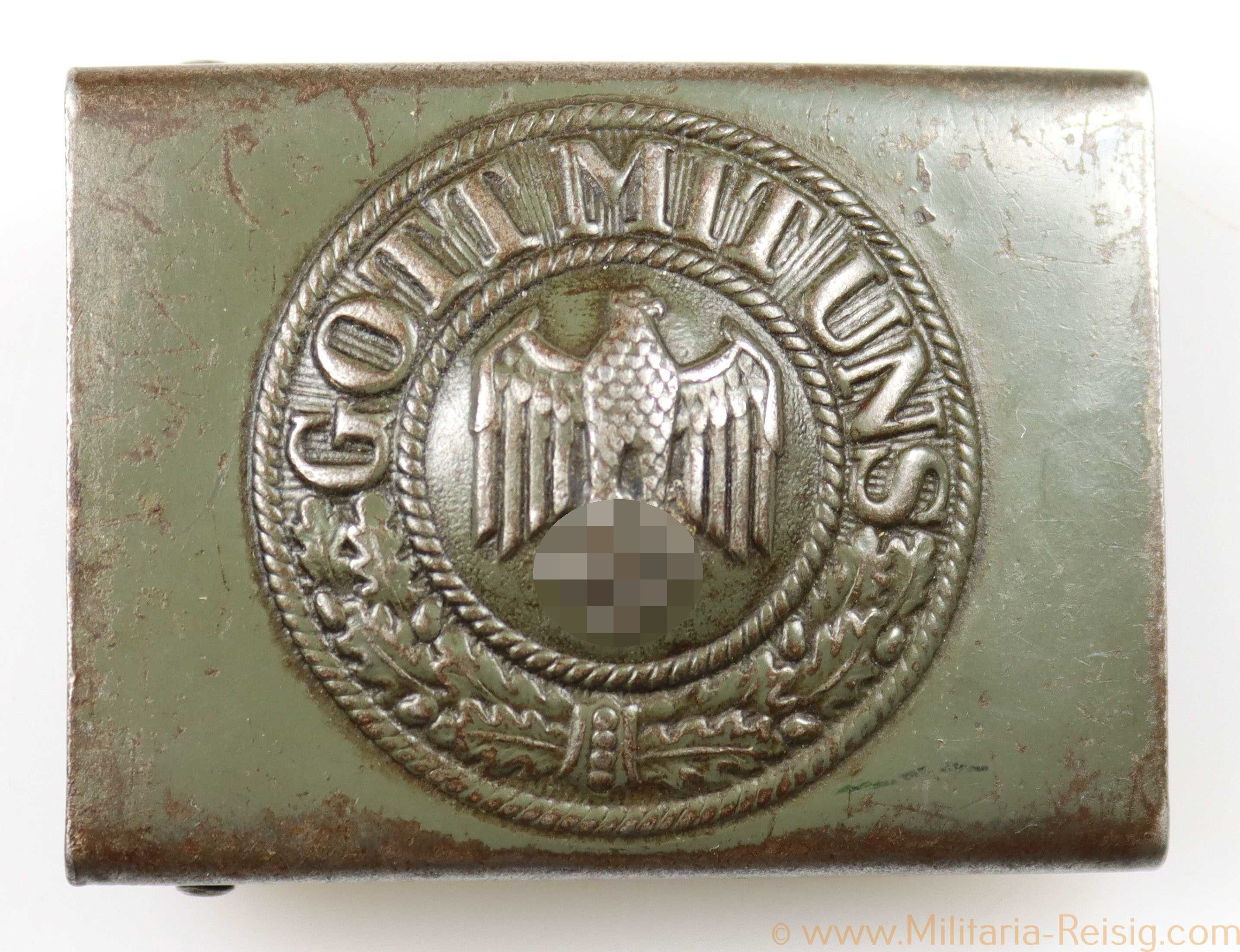 Wehrmacht Koppelschloss für Mannschaften, Hersteller H.A. 41