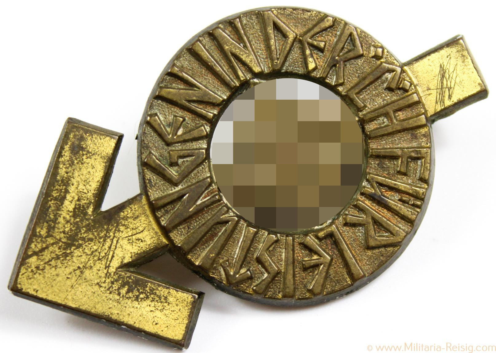 HJ Leistungsabzeichen in Bronze mit Verleihungsnummer, Herst. RZM M1/101