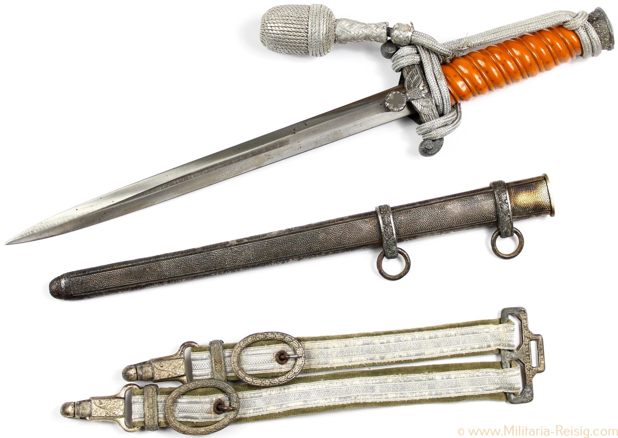 Heeres Offiziersdolch, Herst. Ernst Pack & Söhne (E. P. & S.)