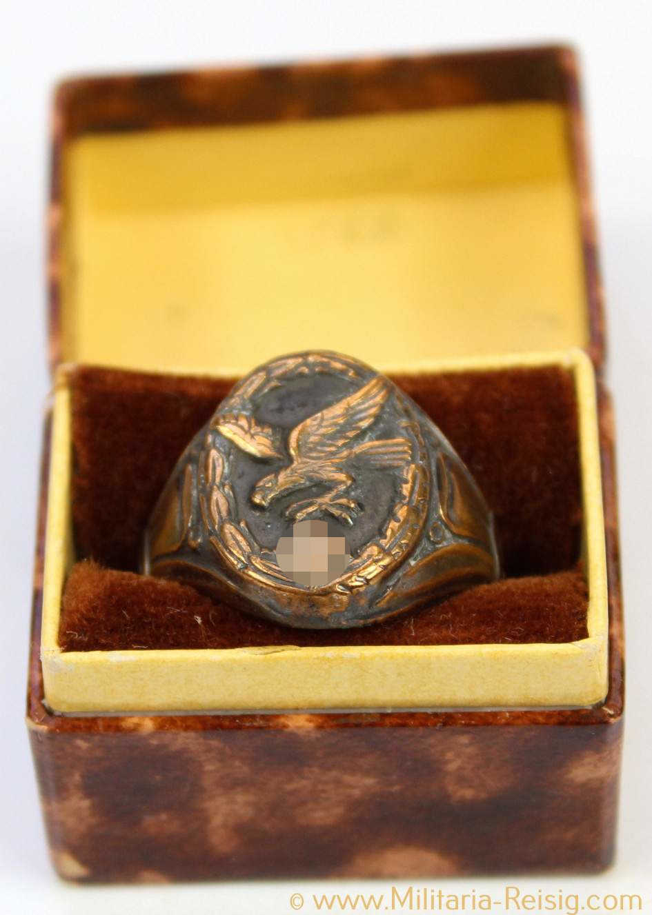 Fingerring der Luftwaffe im Etui