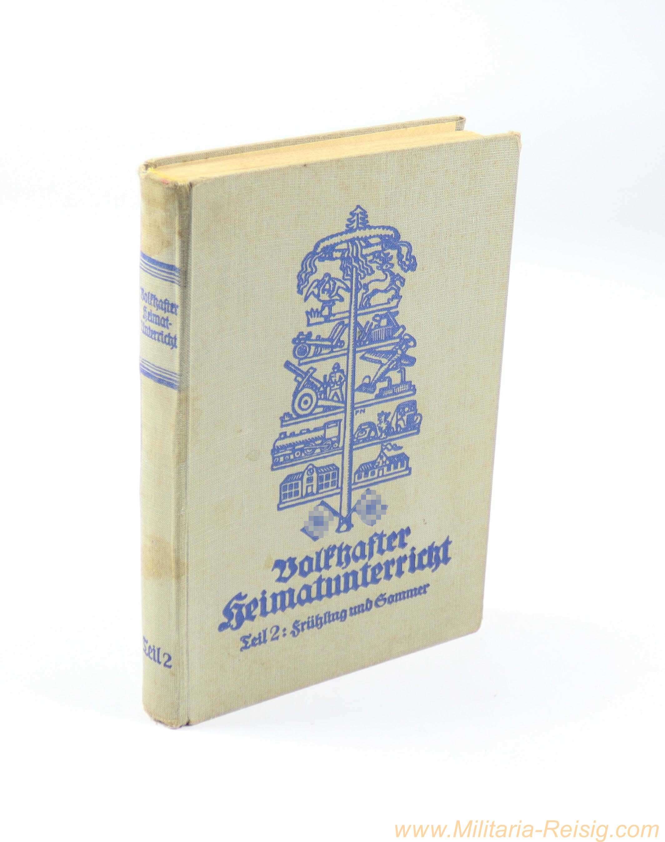 Buch - "Volkshafter Heimatunterricht", Teil 2: Frühling und Sommer, Ausgabe 1942