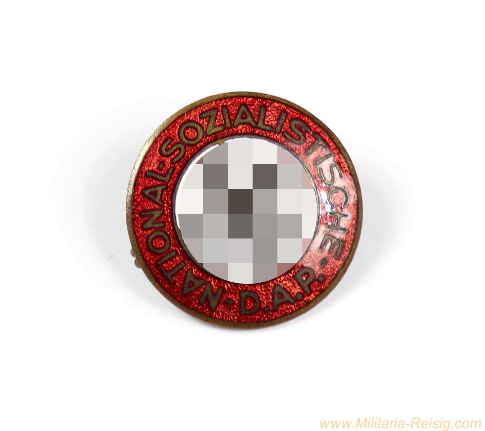 Frühes NSDAP-Parteiabzeichen - Hersteller Steinhauer & Lück, Lüdenscheid