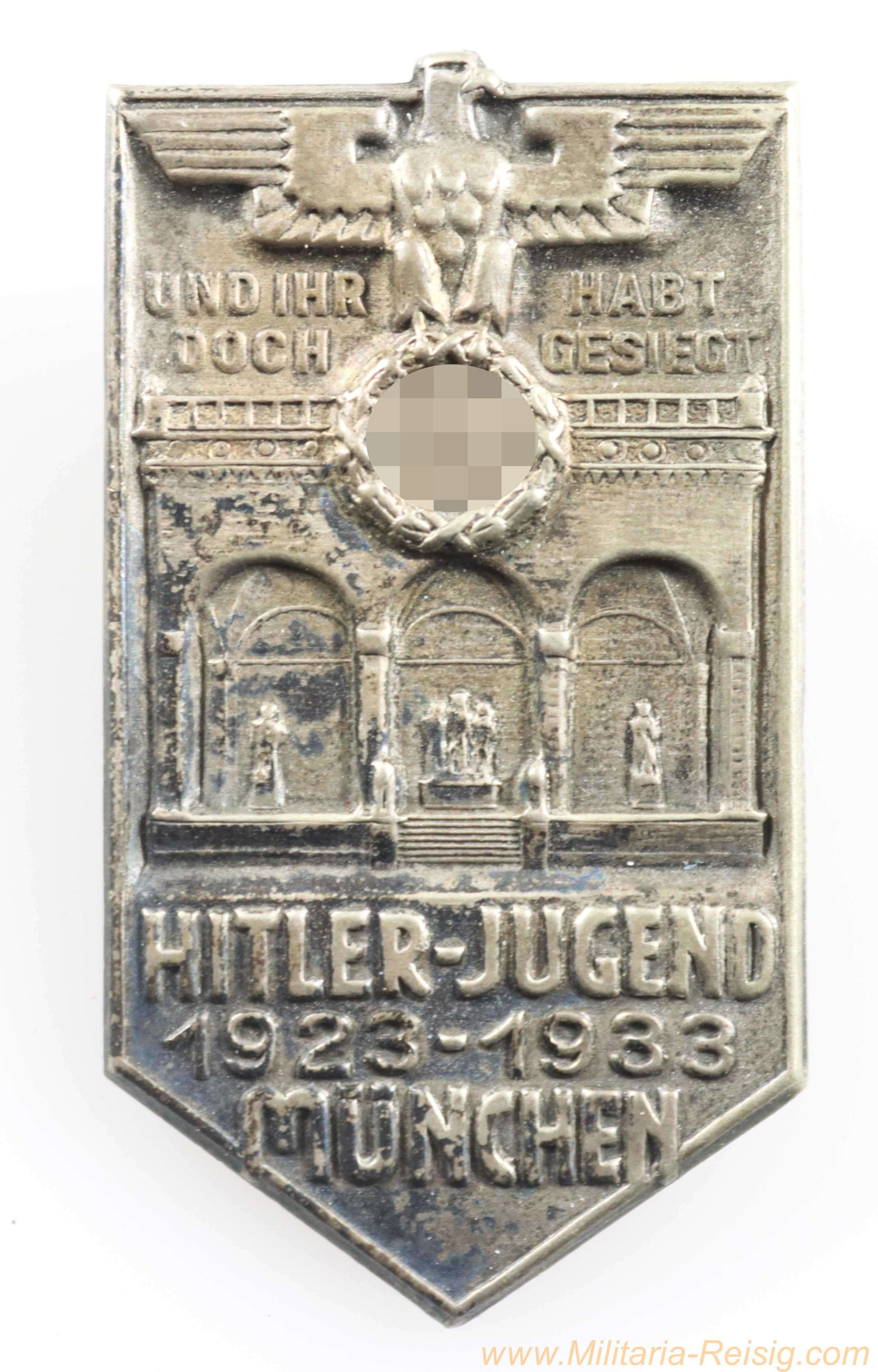 HJ Abzeichen und ihr habt doch gesiegt 1923-1933 München