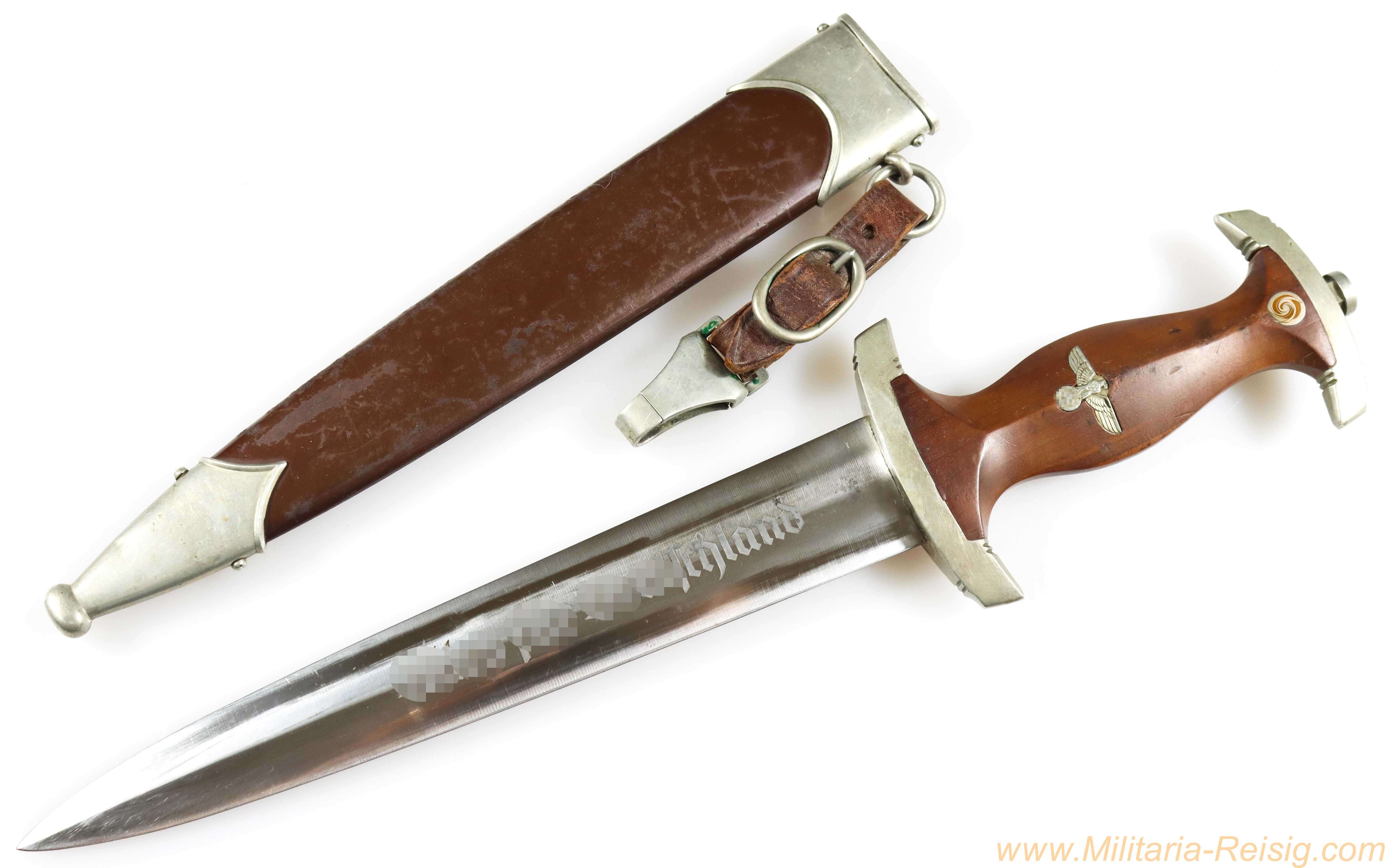 SA Dolch mit Gehänge, Hersteller Undine Solingen