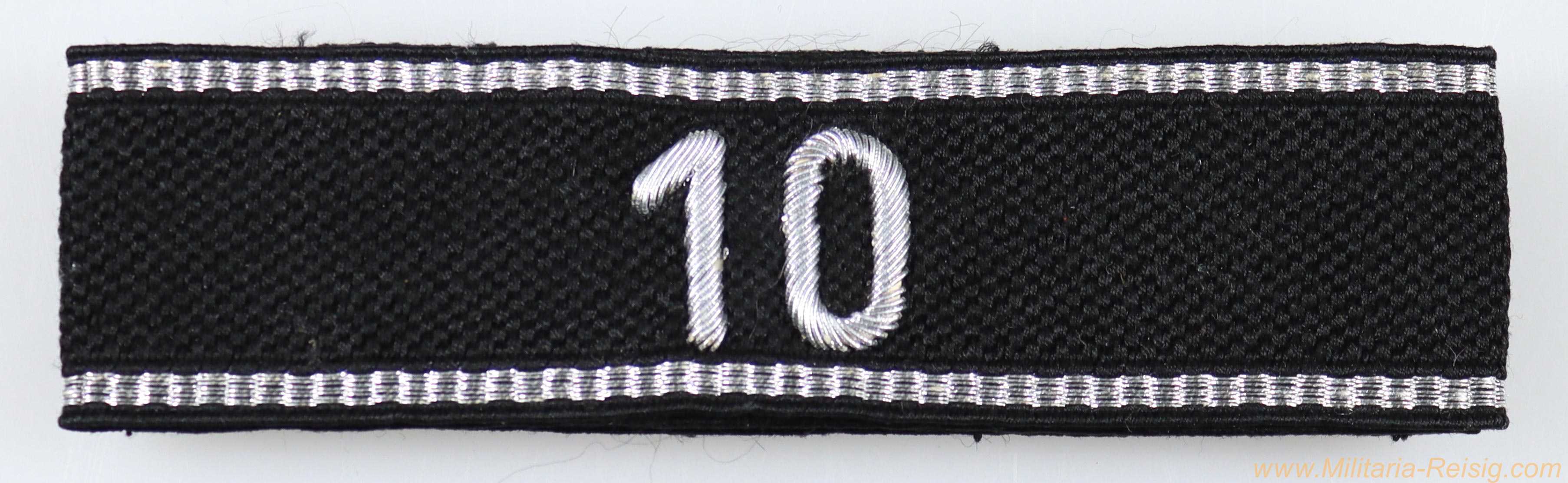 Allgemeine SS Ärmelband SS-Standarte 10 "Kaiserslautern"