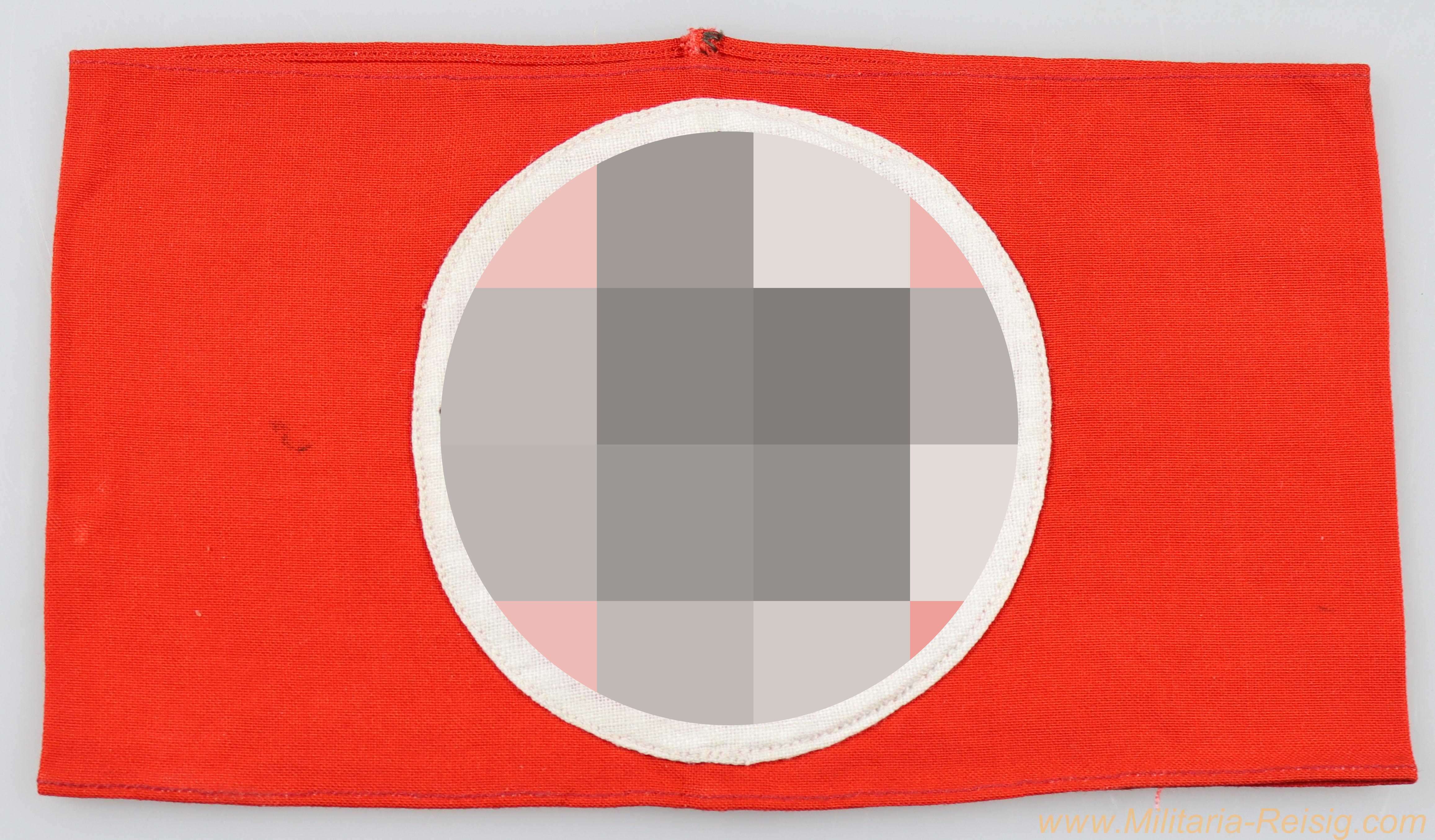 NSDAP Armbinde mit RZM-Etikett