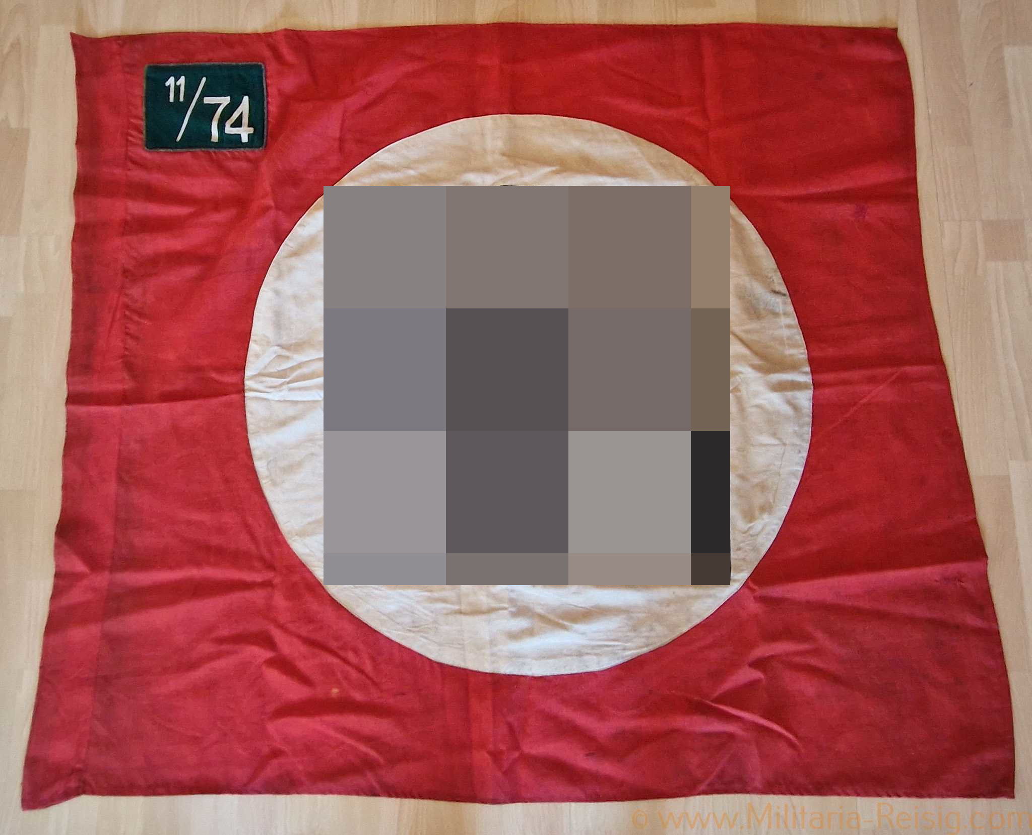 Sturmfahne des Sturms 11 der SA-Standarte 74, SA-Gruppe Nordsee