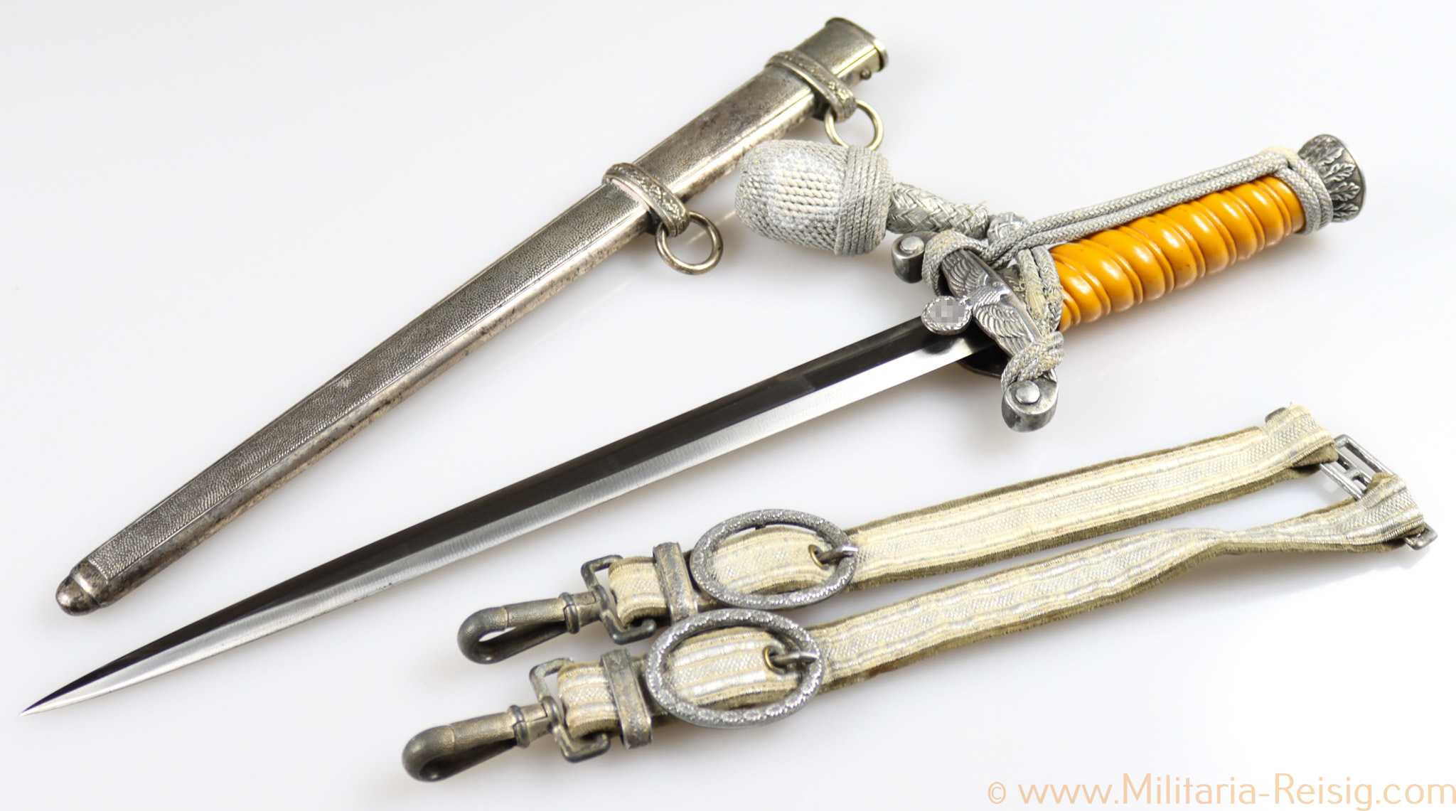 Heeres Offiziersdolch, Hersteller Ernst Pack & Söhne (E. P. & S.)