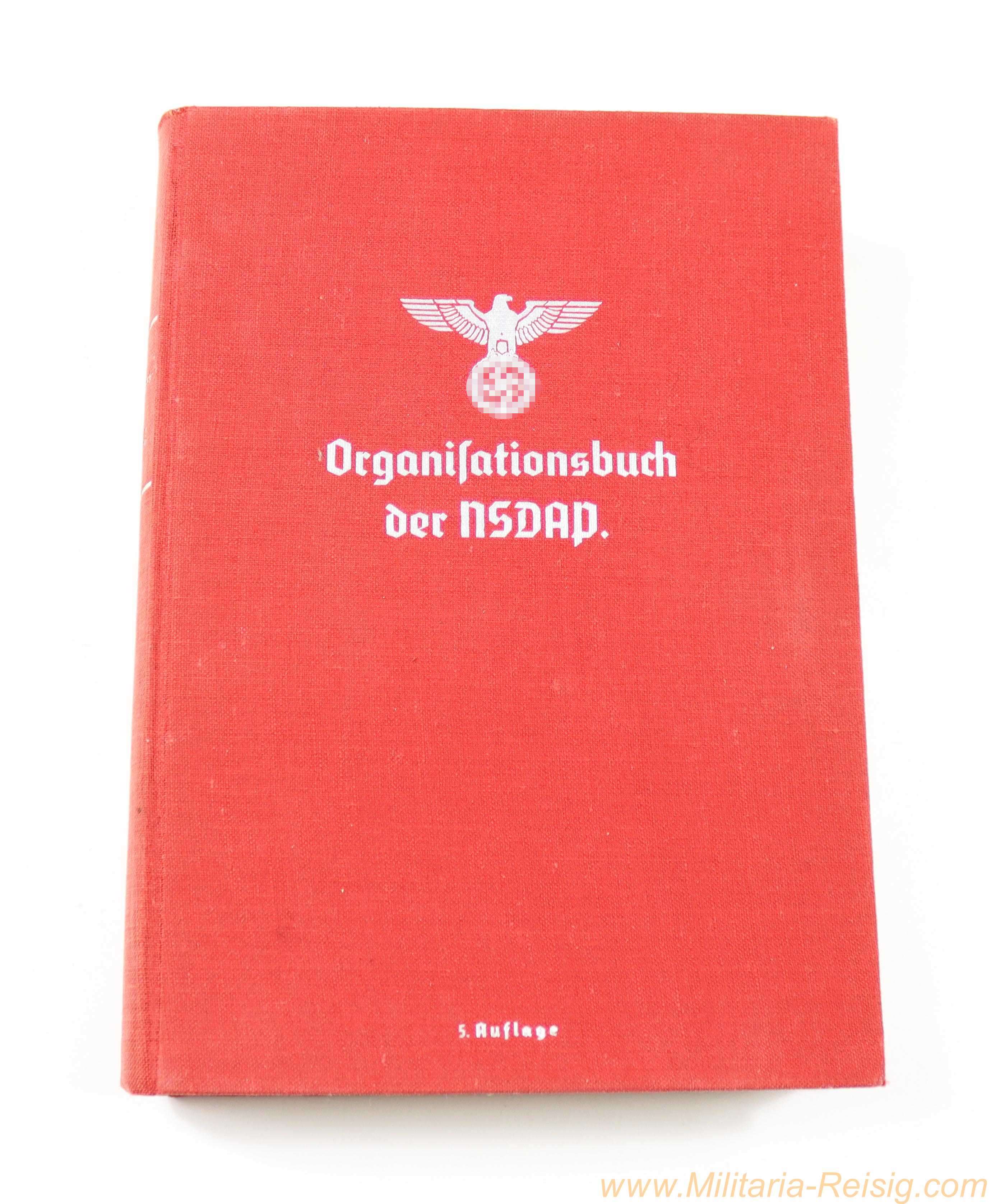 "Organisationsbuch der NSDAP" - 5. Auflage 1938