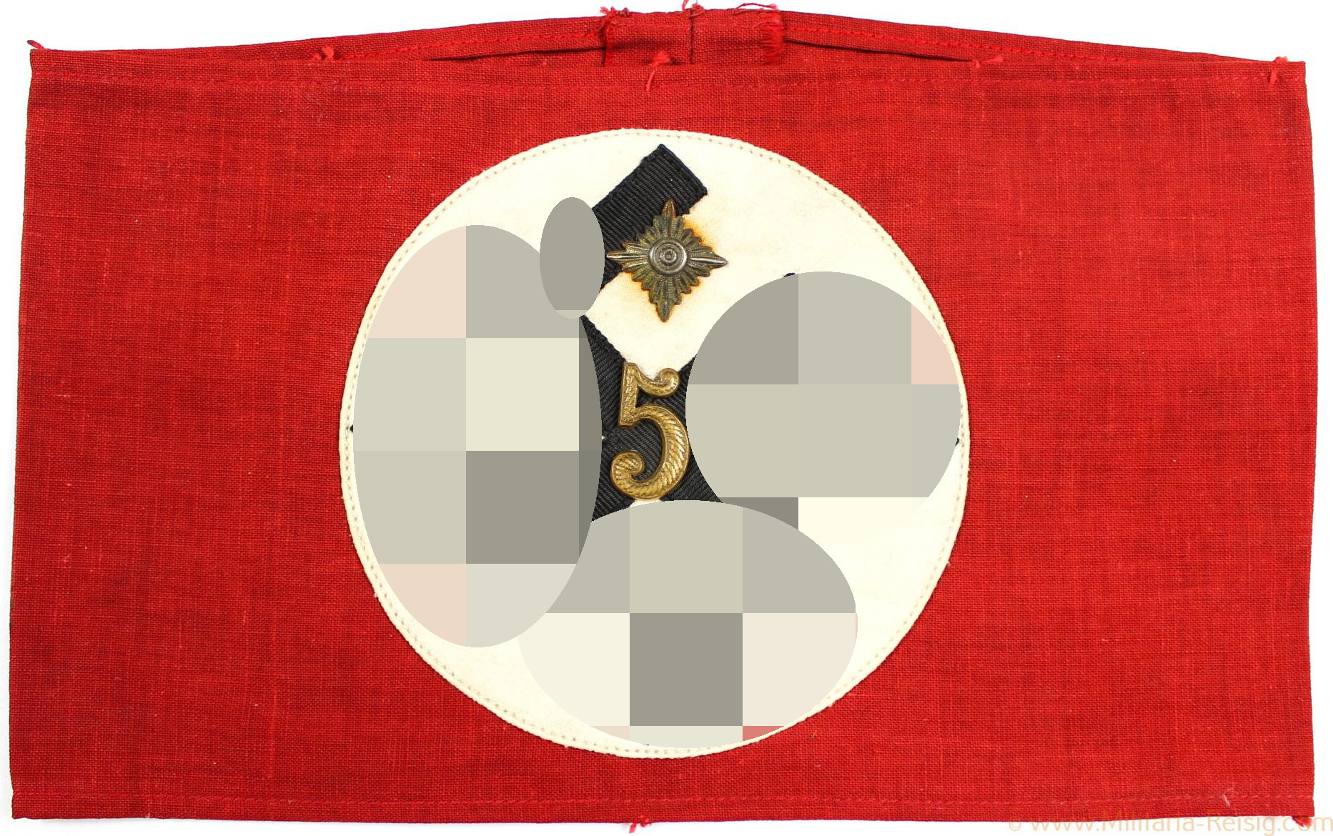 SA / NSDAP Armbinde mit Auflage