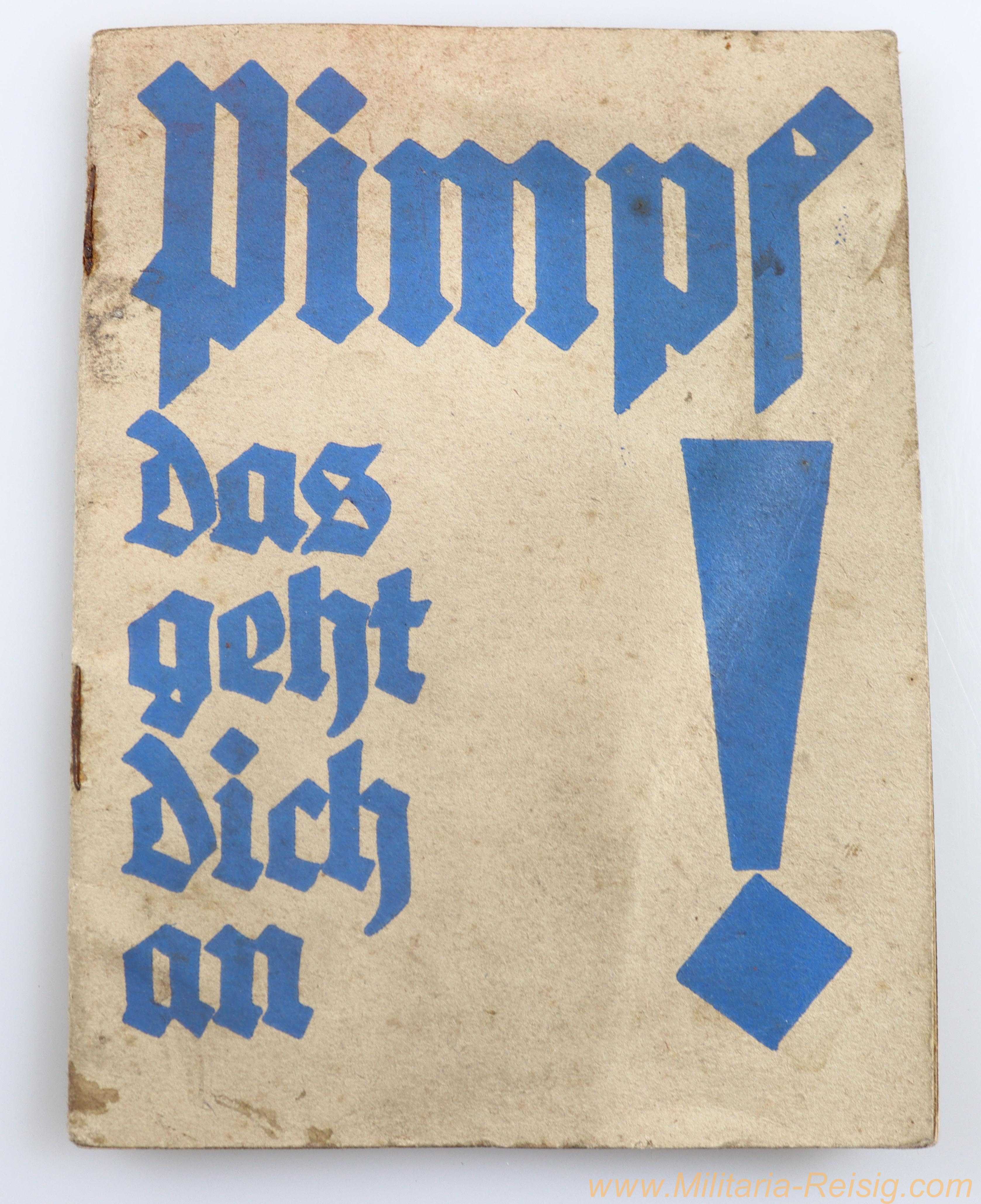 Pimpf das geht dich an! Dein Dienst im Deutschen Jungvolk Gebiet 16 Sachsen