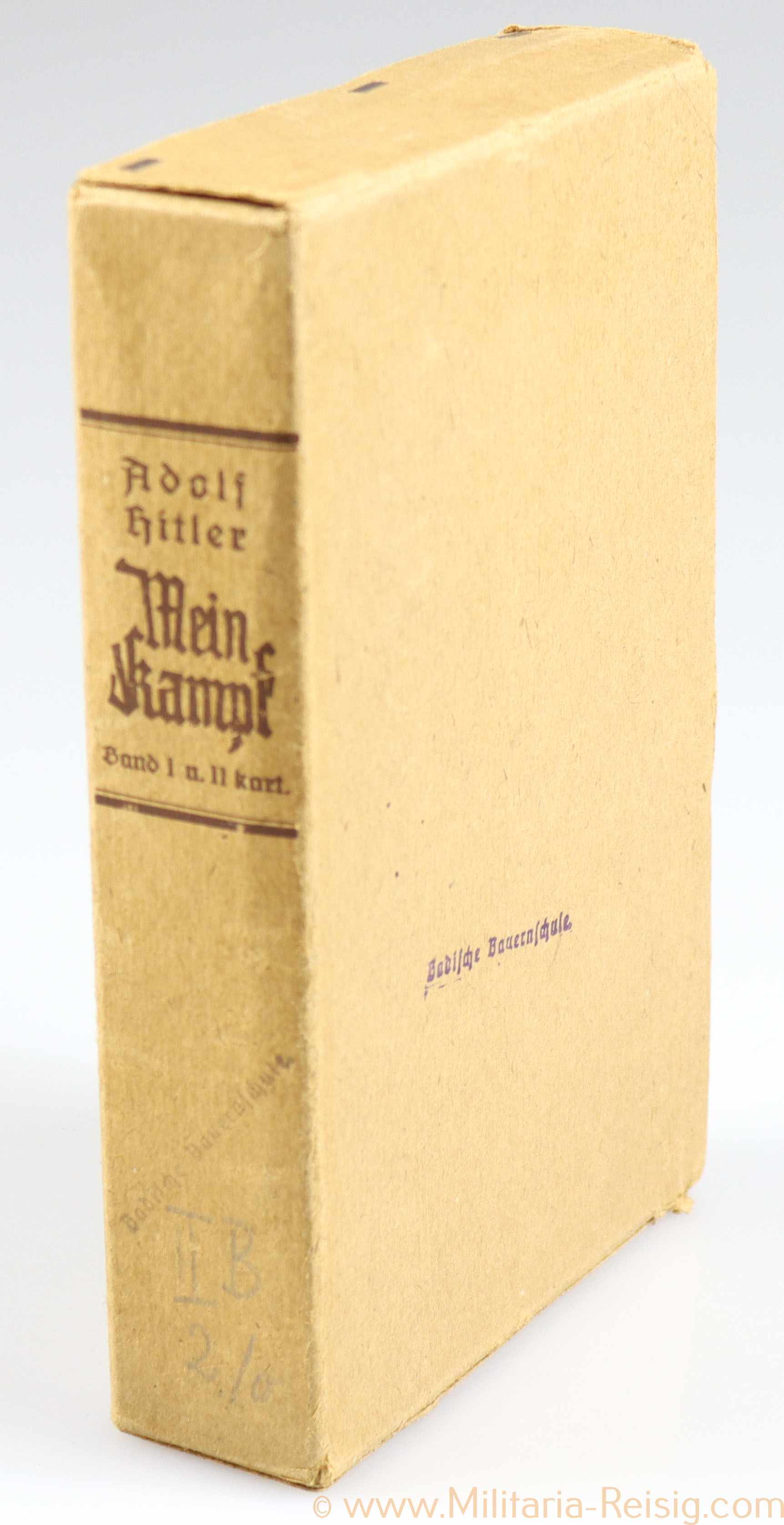 Mein Kampf 1. und 2. Band im Schutzkarton 1939