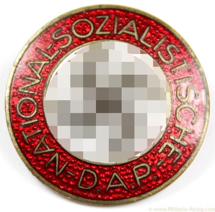 NSDAP Parteiabzeichen, Herst. RZM M1/25 Rudolf (Reiling, Pforzheim)