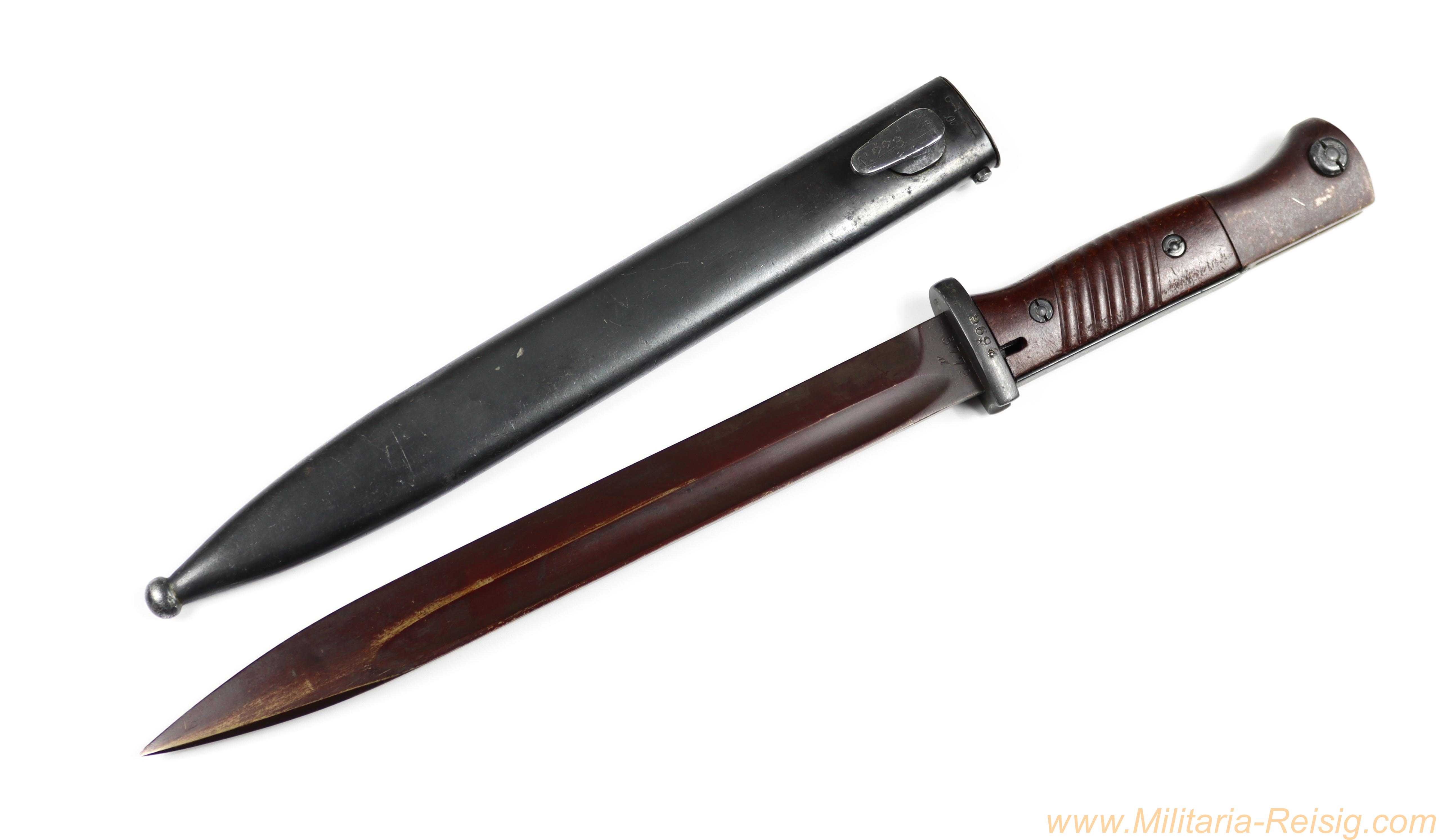 Wehrmacht K98 Bajonett, Hersteller F. Herder A. Sn. 1937