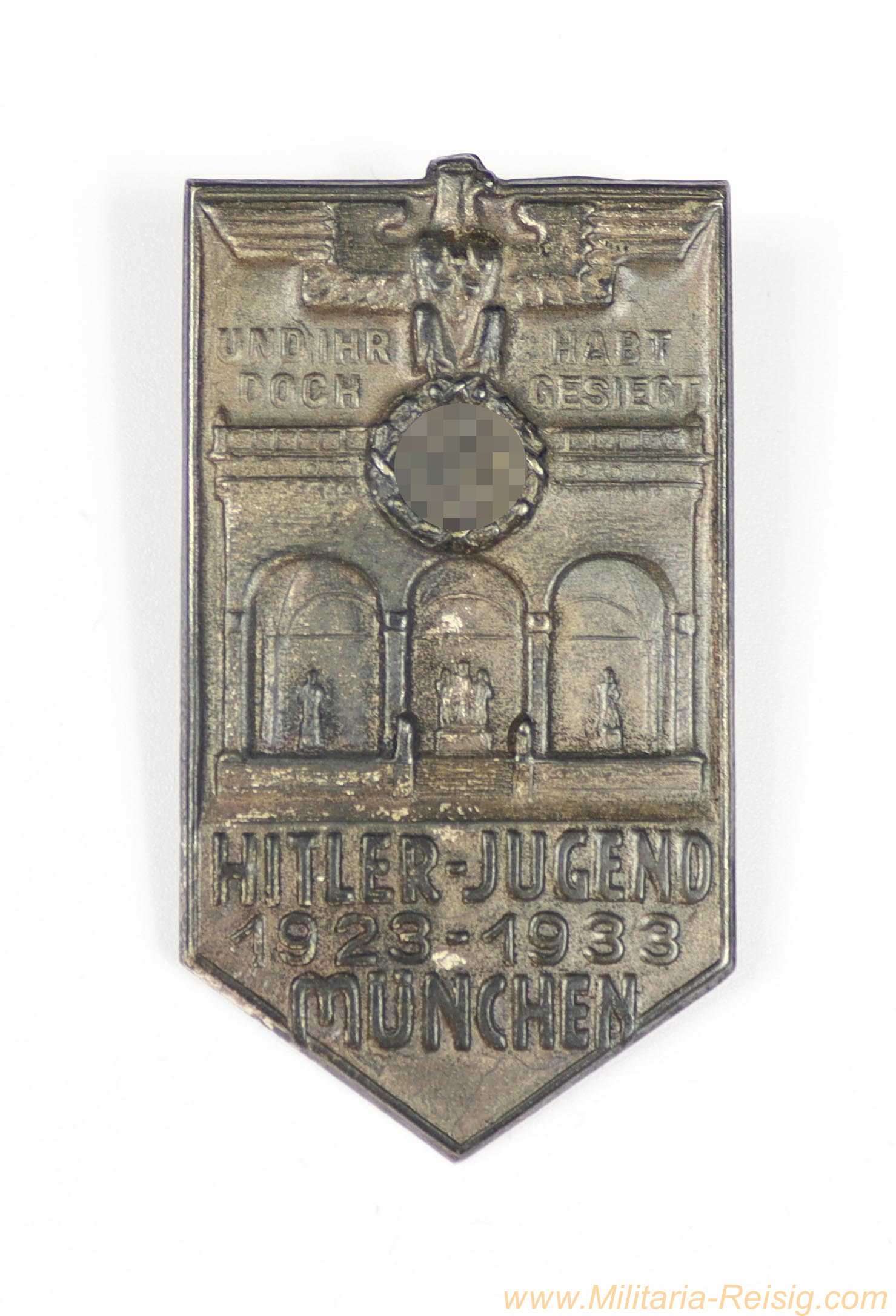 HJ-Abzeichen "Und ihr habt doch gesiegt" 1923-1933 - München