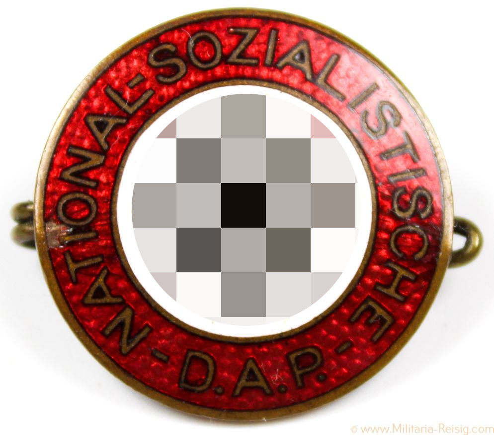 NSDAP Parteiabzeichen, Herst. RZM 44 (C. Dinsel, Berlin-Waidmannsllust)