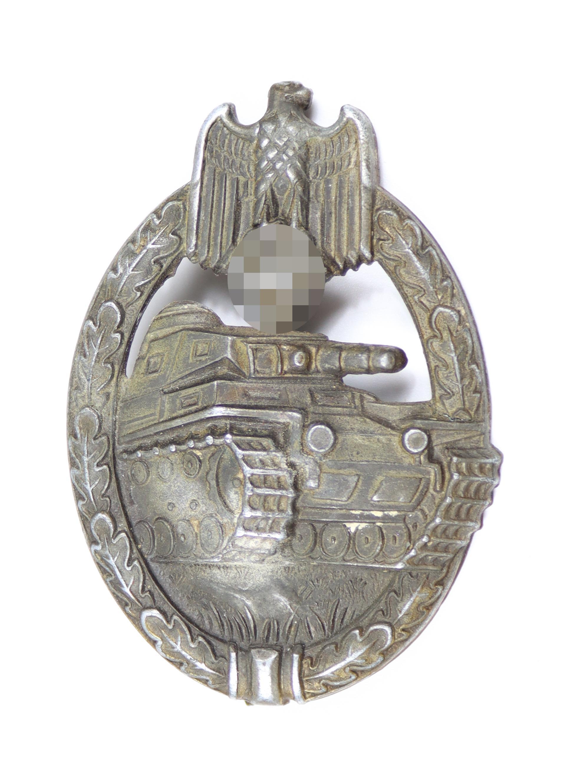 Panzerkampfabzeichen in Bronze, Hersteller Steinhauer & Lück, Lüdenscheid 