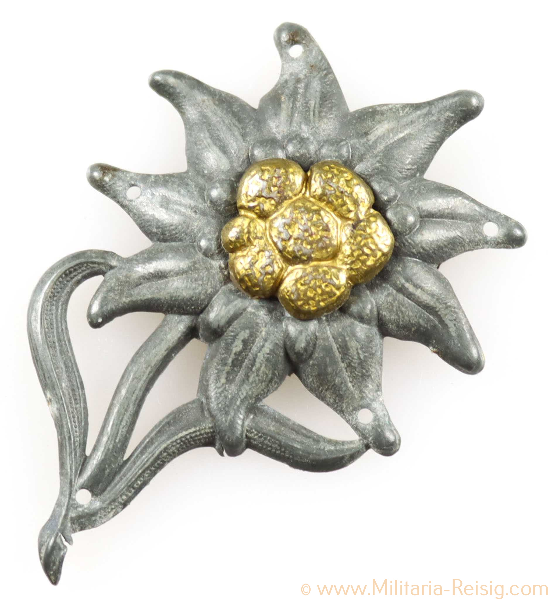 Edelweiß für die Bergmütze der Gebirgsjäger, Hersteller G.B. 41