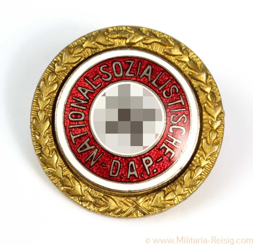 Goldenes Parteiabzeichen der NSDAP, Hersteller Jos. Fuess, München