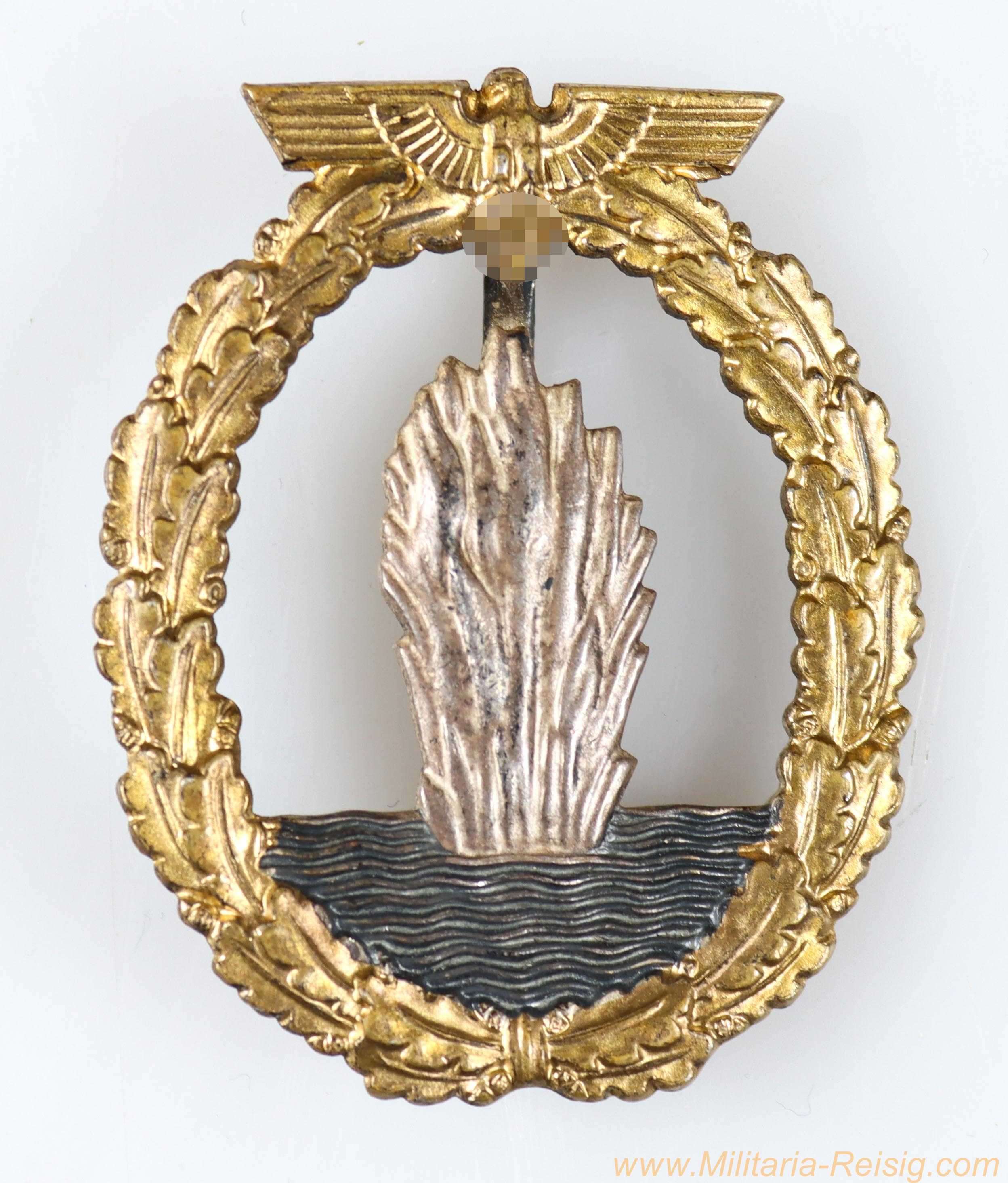 Minensucher Kriegsabzeichen, Hersteller Steinhauer & Lück, Lüdenscheid