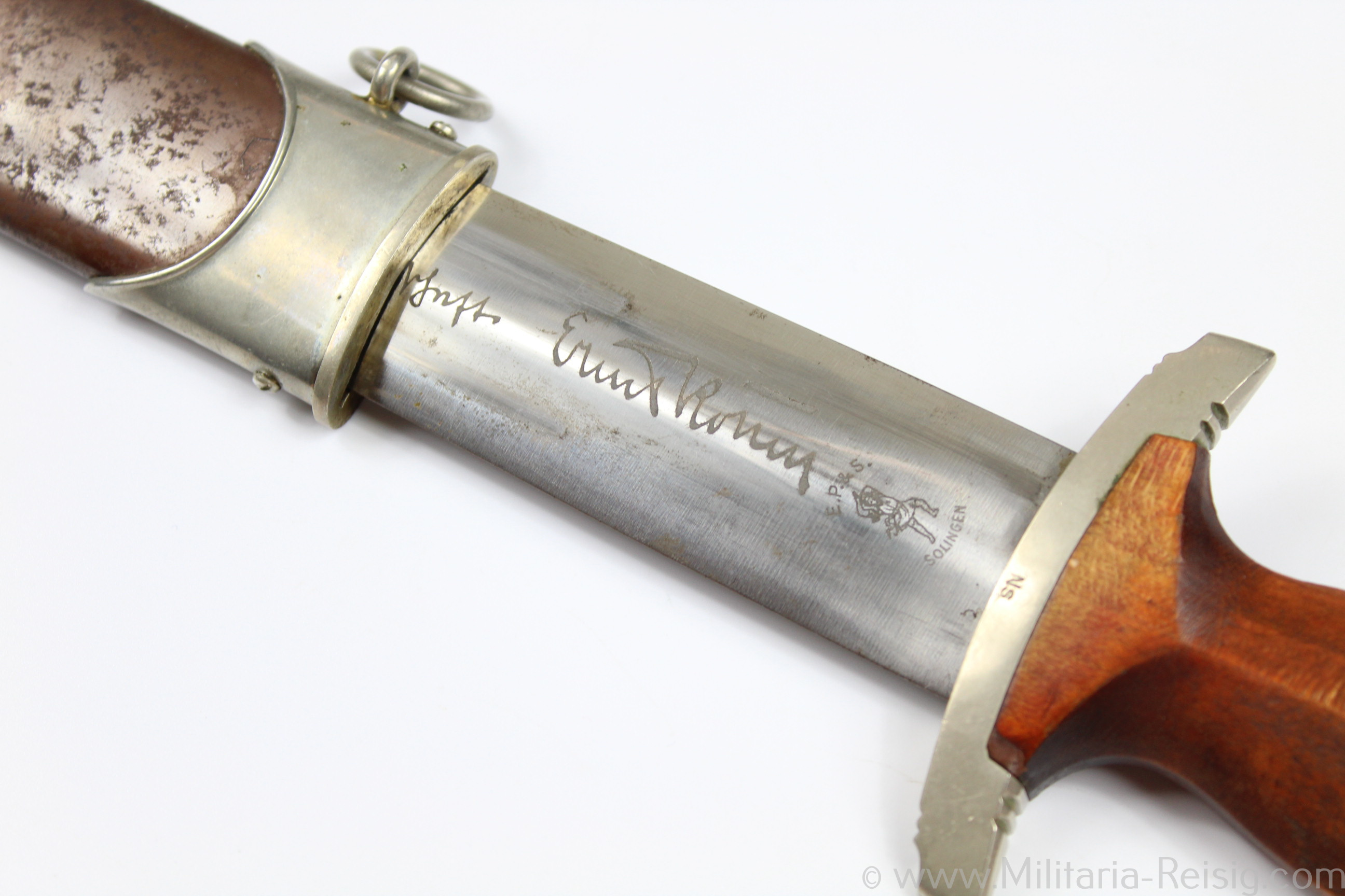 SA Dolch Röhm-Ehrendolch Hersteller Ernst Pack & Söhne (E. P. & S.)