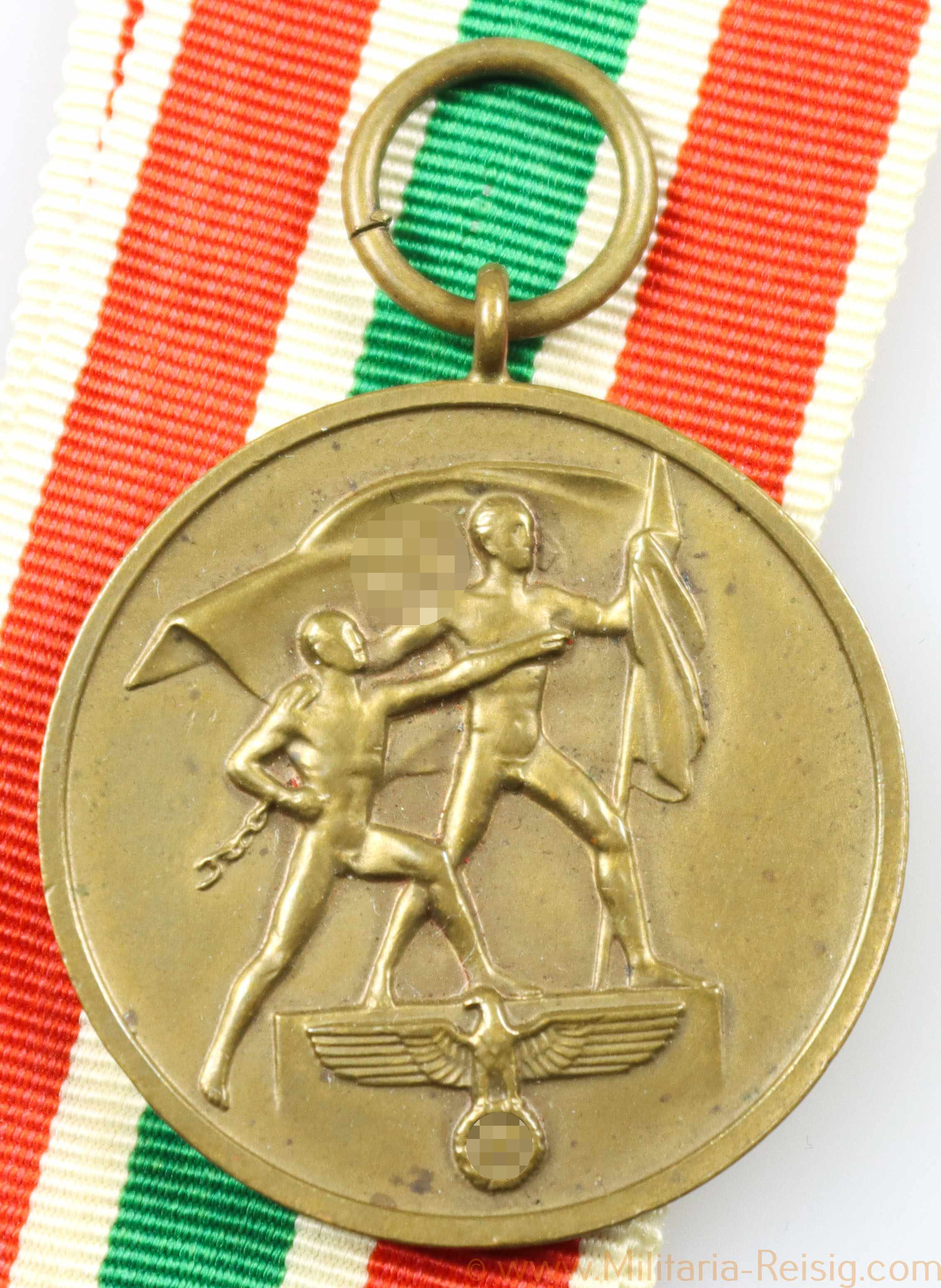 Memelland-Medaille, Medaille zur Erinnerung an die Heimkehr des Memellandes