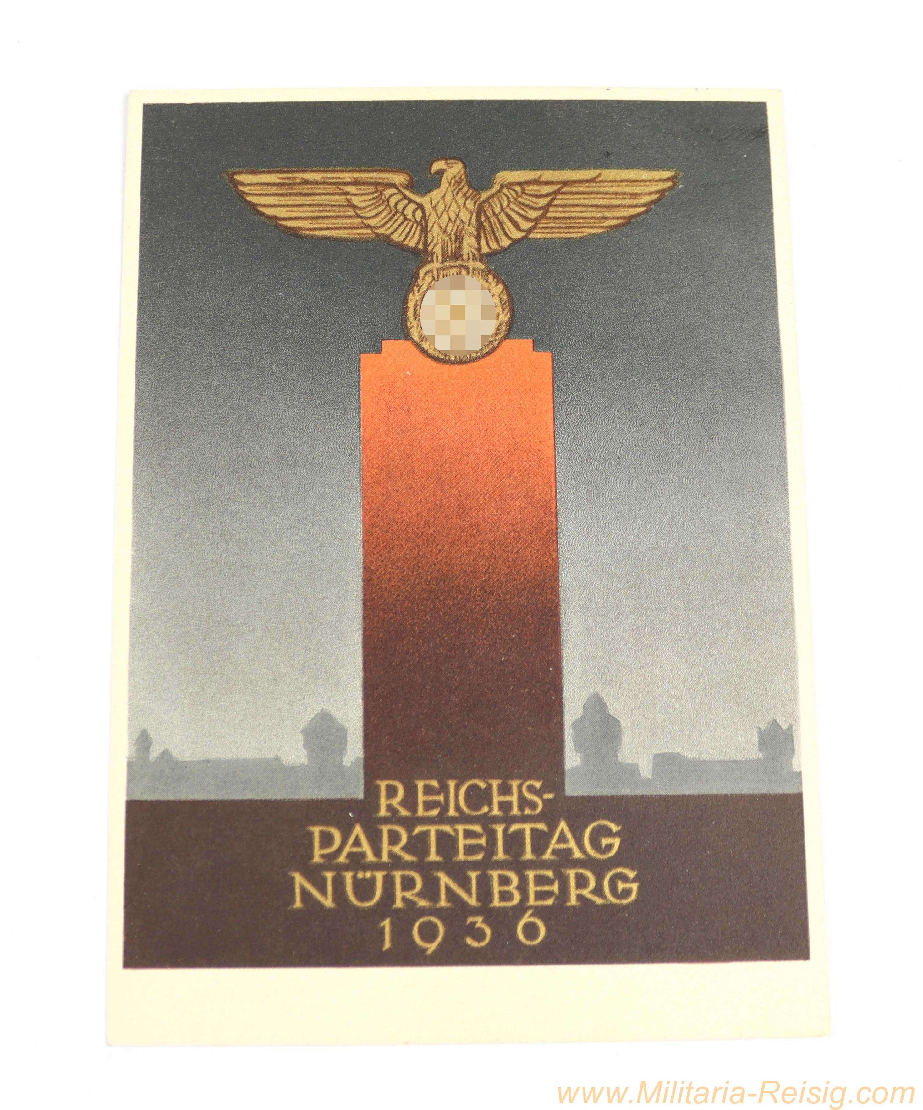 Festpostkarte "Reichsparteitag Nürnberg 1936" 