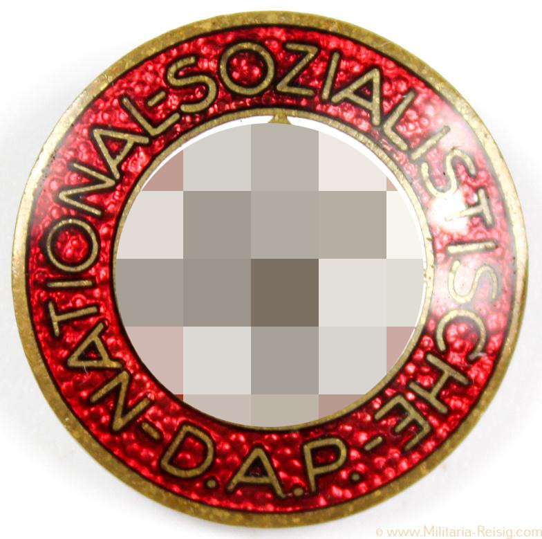NSDAP Parteiabzeichen Knopfloch Version, Herst. RZM M1/137