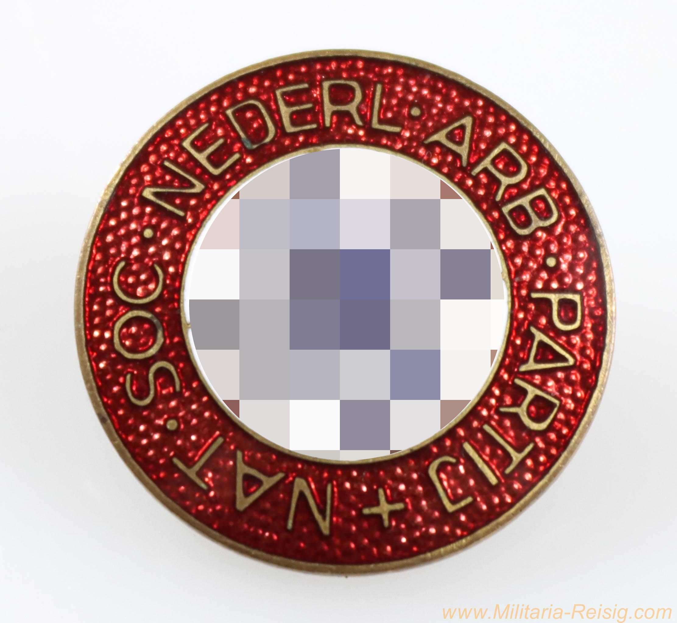 Nationaal Socialistische Nederlandsche Arbeiderspartij Mitgliedsabzeichen