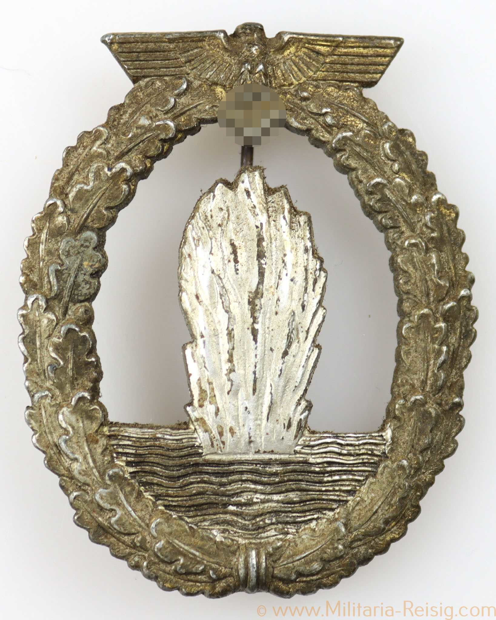 Marine Minensucher Kriegsabzeichen, Hersteller AS