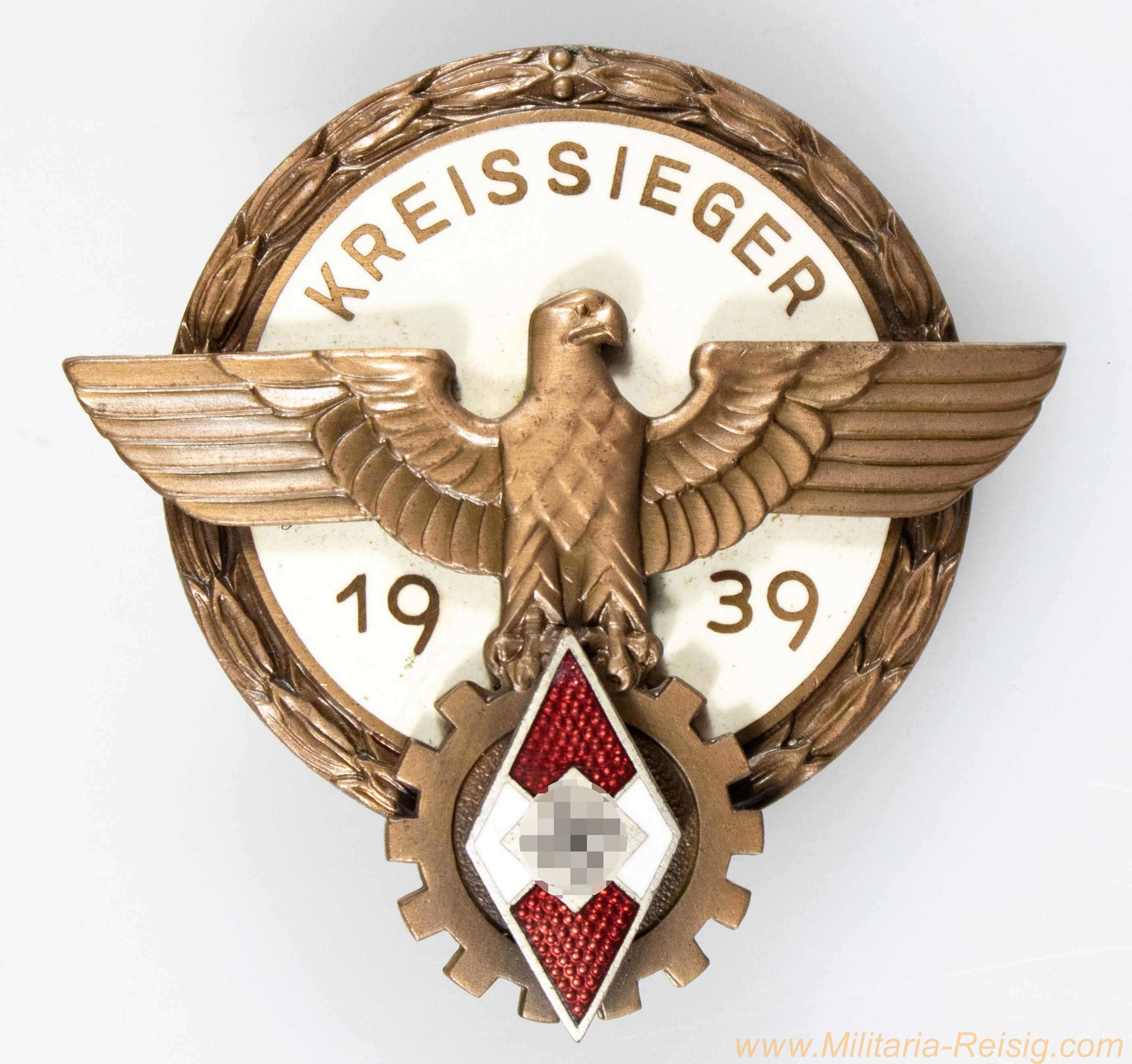 Kreissieger im Reichsberufswettkampf 1939, Hersteller Ferdinand Wagner Pforzheim 
