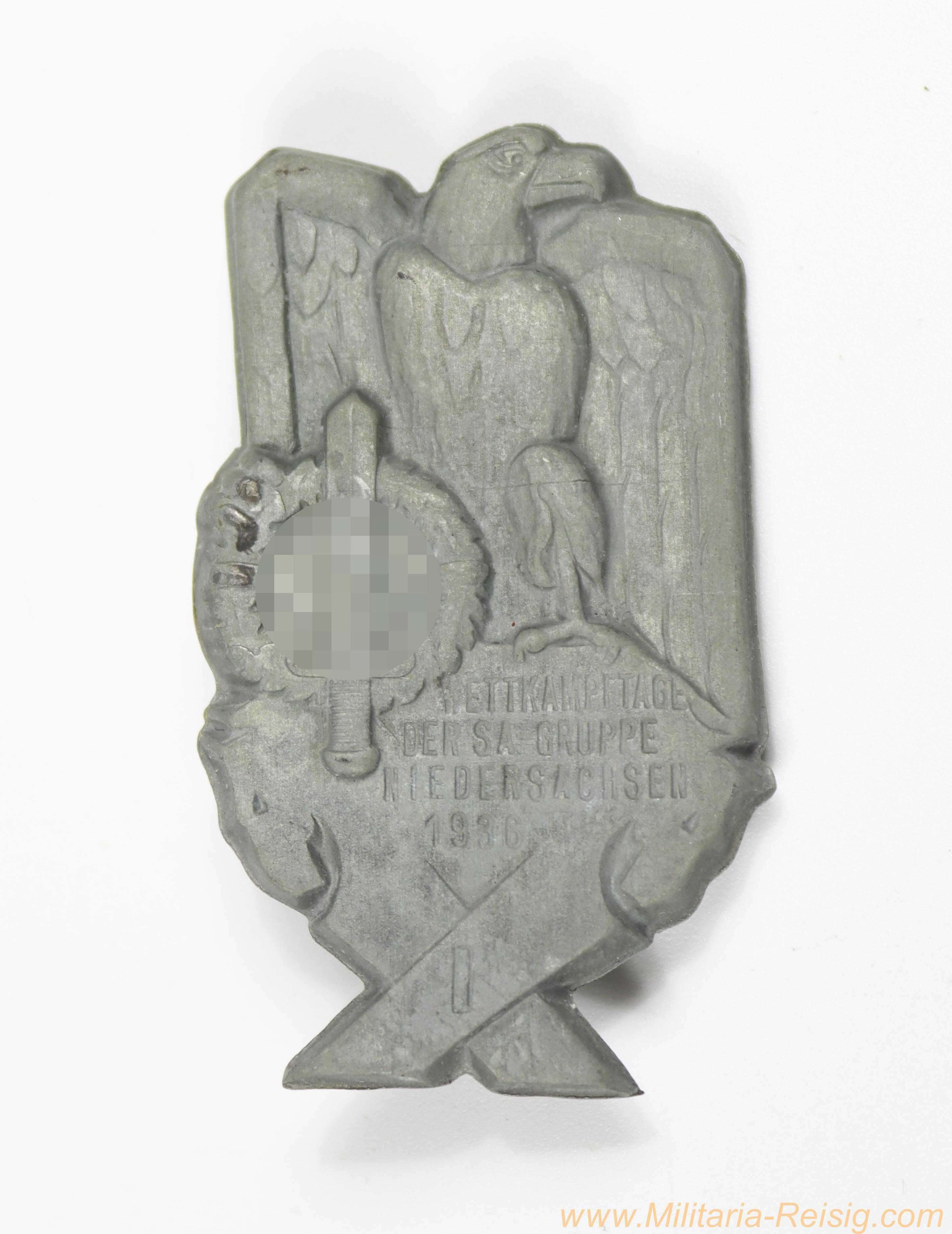 Abzeichen - Wettkampftage der SA-Gruppe Niedersachsen 1936