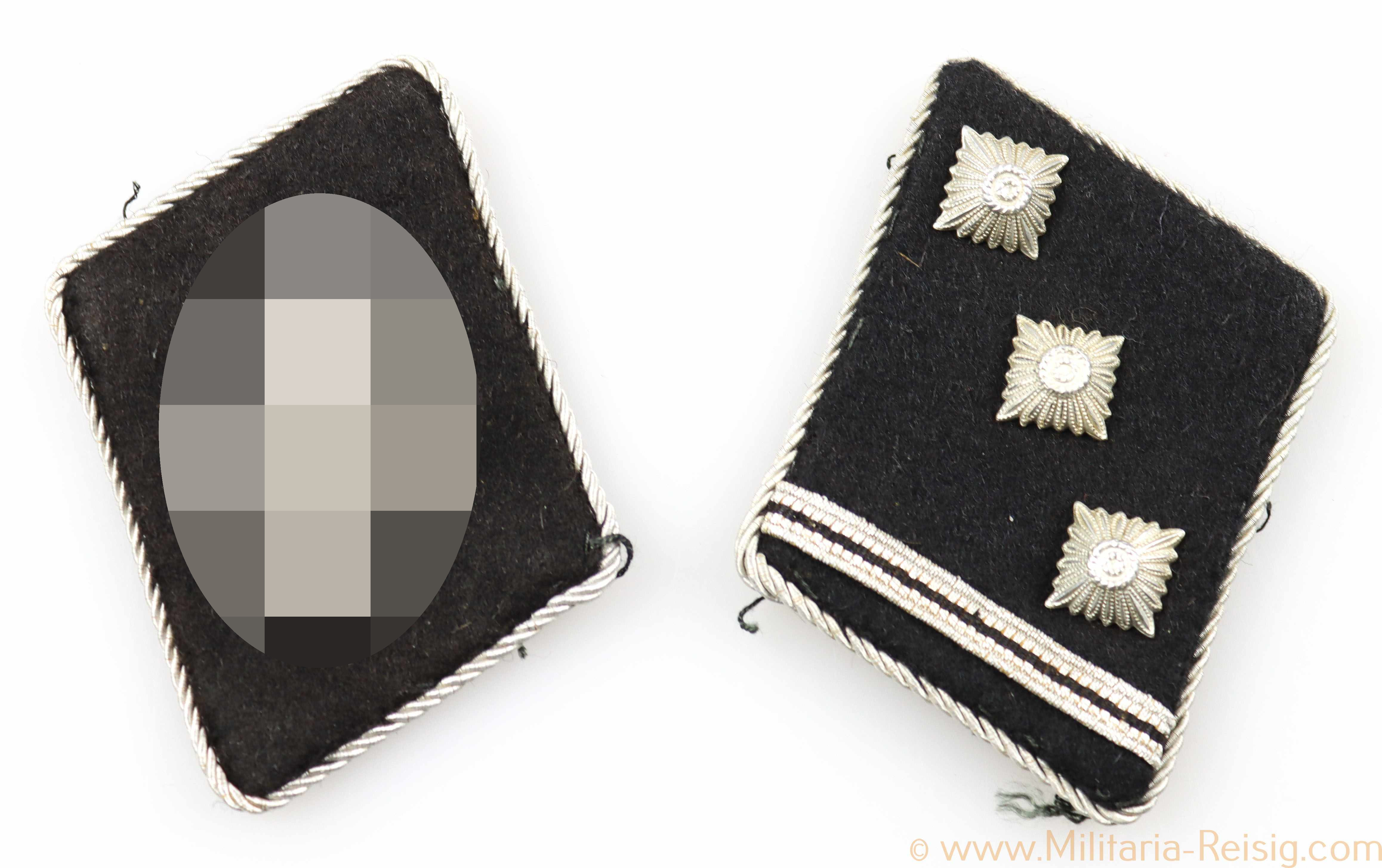 Paar Kragenspiegel für einen SS-Obersturmführer