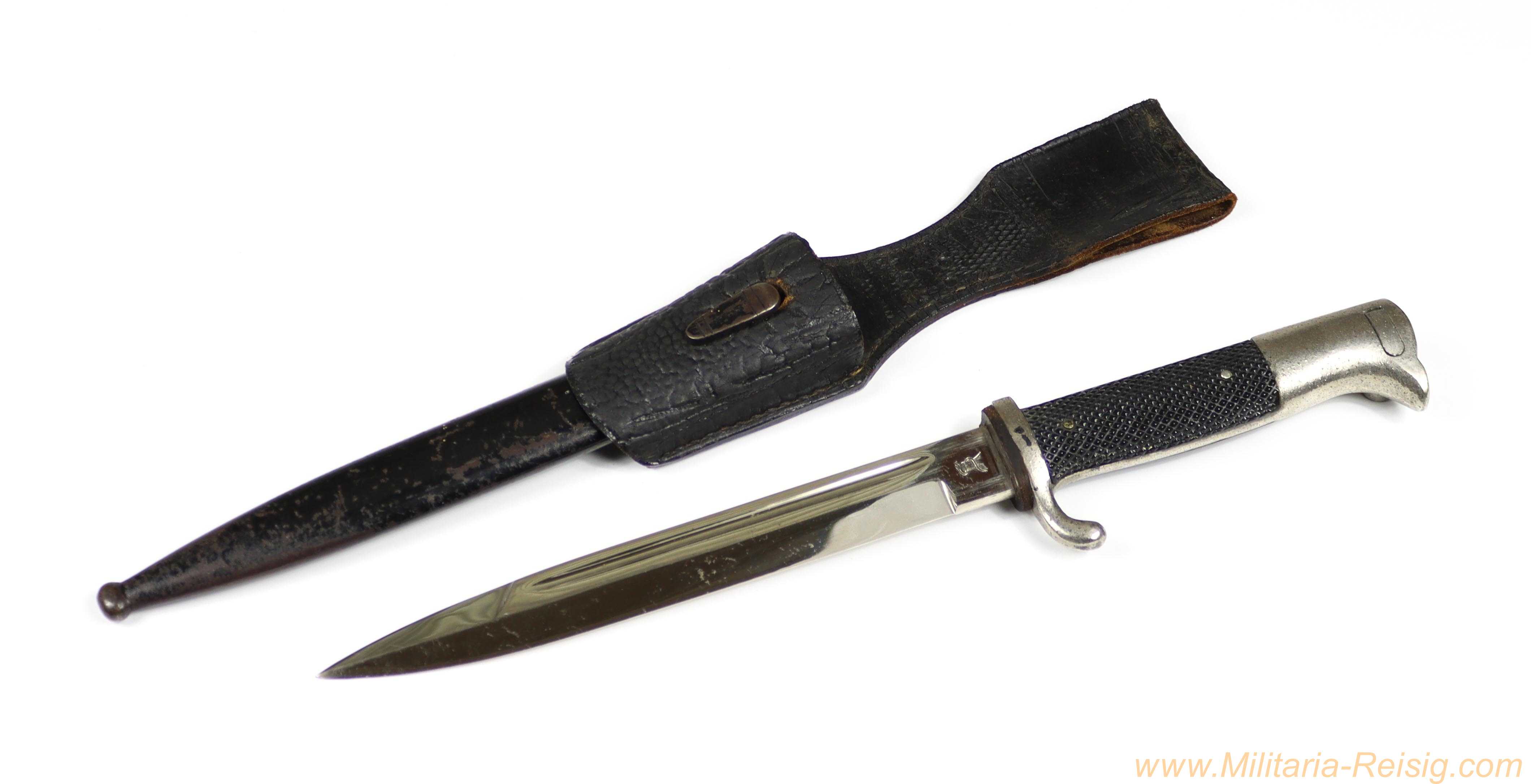 Extra-Seitengewehr mit Koppelschuh - Hersteller Emil Voos, Solingen