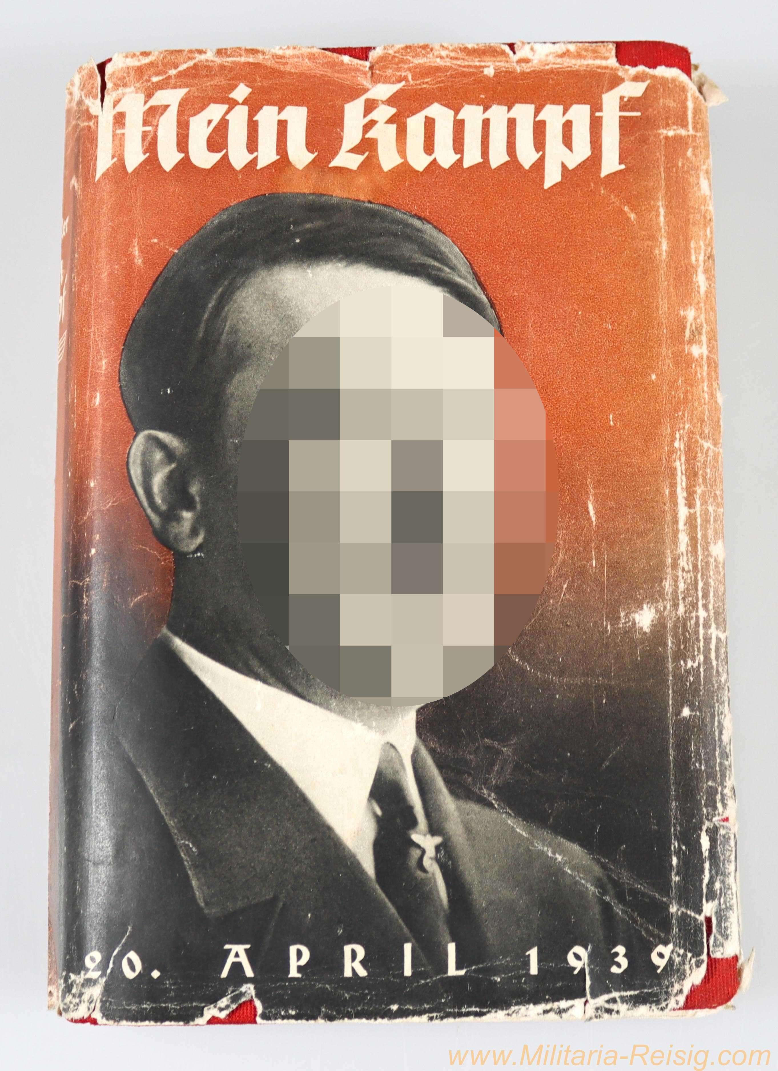 Mein Kampf Beamtenausgabe 1939 mit Schutzumschlag 