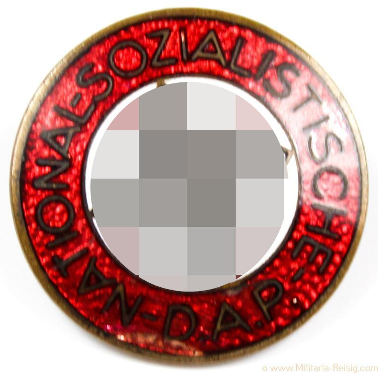 NSDAP Parteiabzeichen, Herst. RZM M1/90 (Apreck & Vrage, Leipzig)