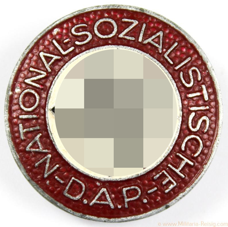 NSDAP Parteiabzeichen Knopfloch Version, Herst. RZM M1/72 (Fritz Zimmermann Stuttgart)