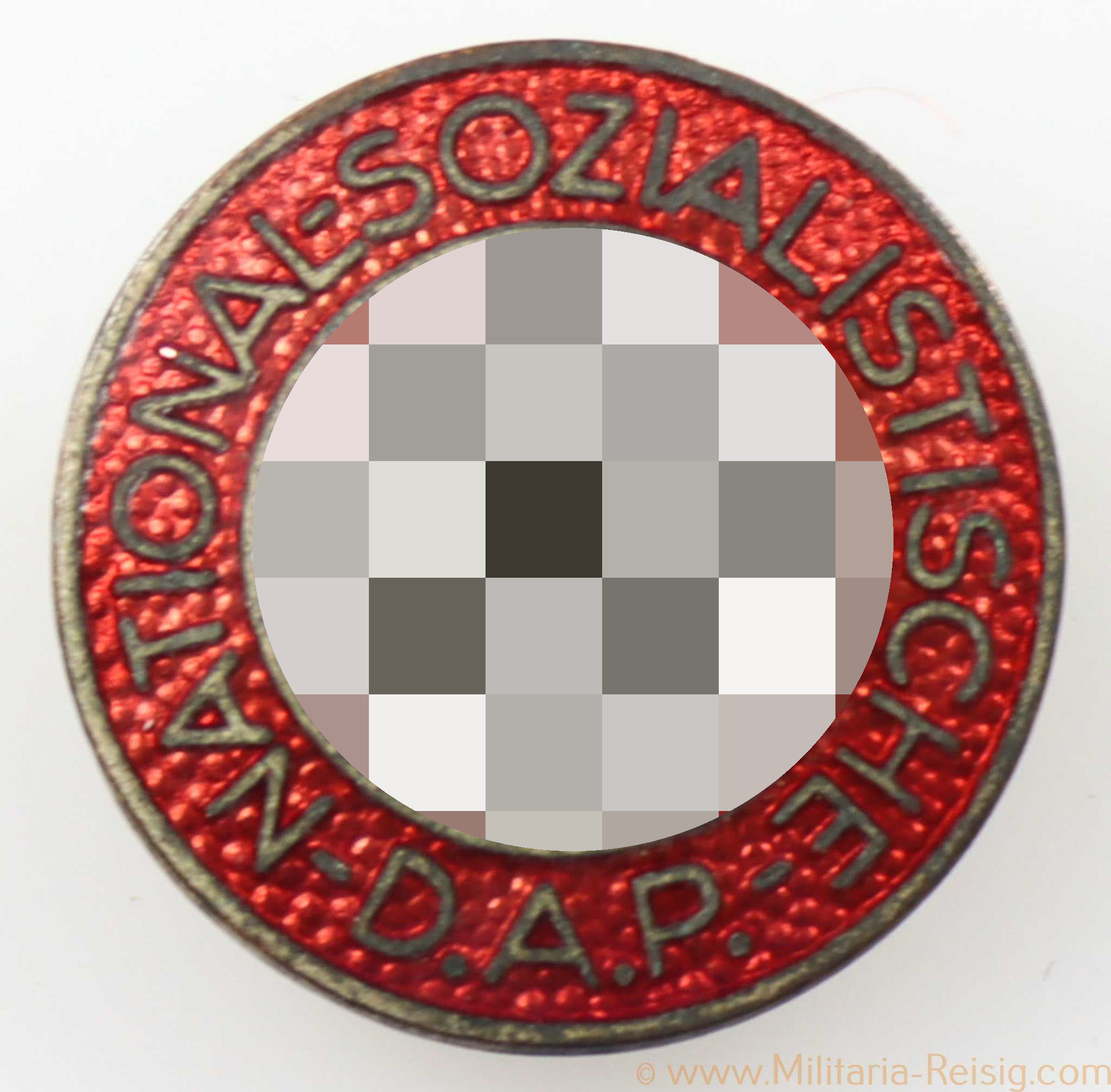 NSDAP Parteiabzeichen Knopfloch Version, Hersteller RZM M1/8 