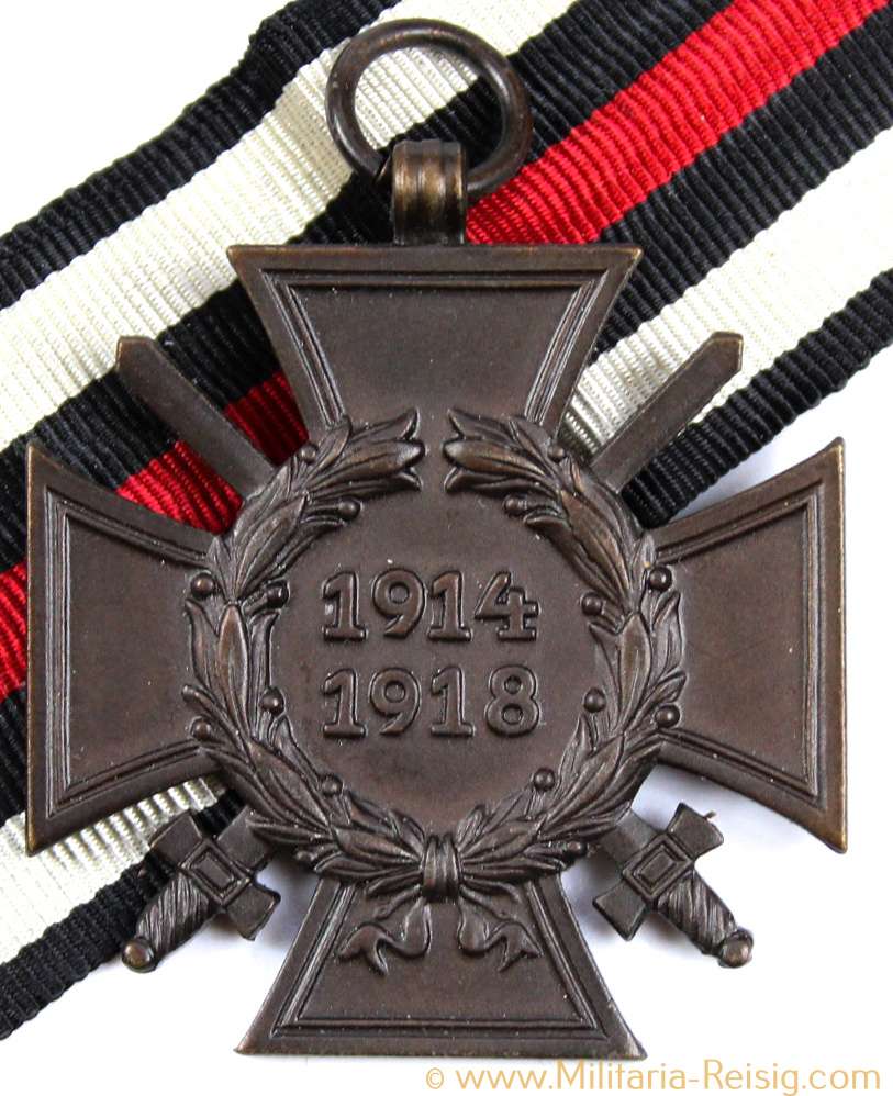 Ehrenkreuz des 1.Weltkrieges Frontkämpferkreuz, Herst. R.V. 24 Pforzheim