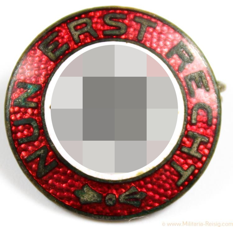 NSDAP Sympathie-Abzeichen "Nun erst Recht", 22 mm
