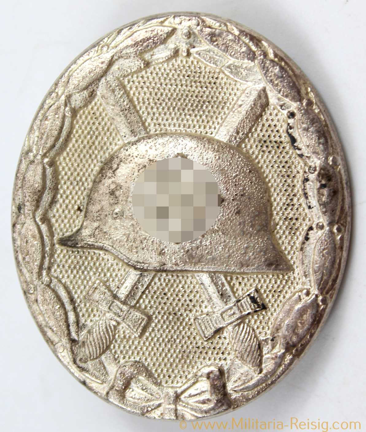 Verwundetenabzeichen in Silber, Herst. 107 (Carl Wild, Hamburg)